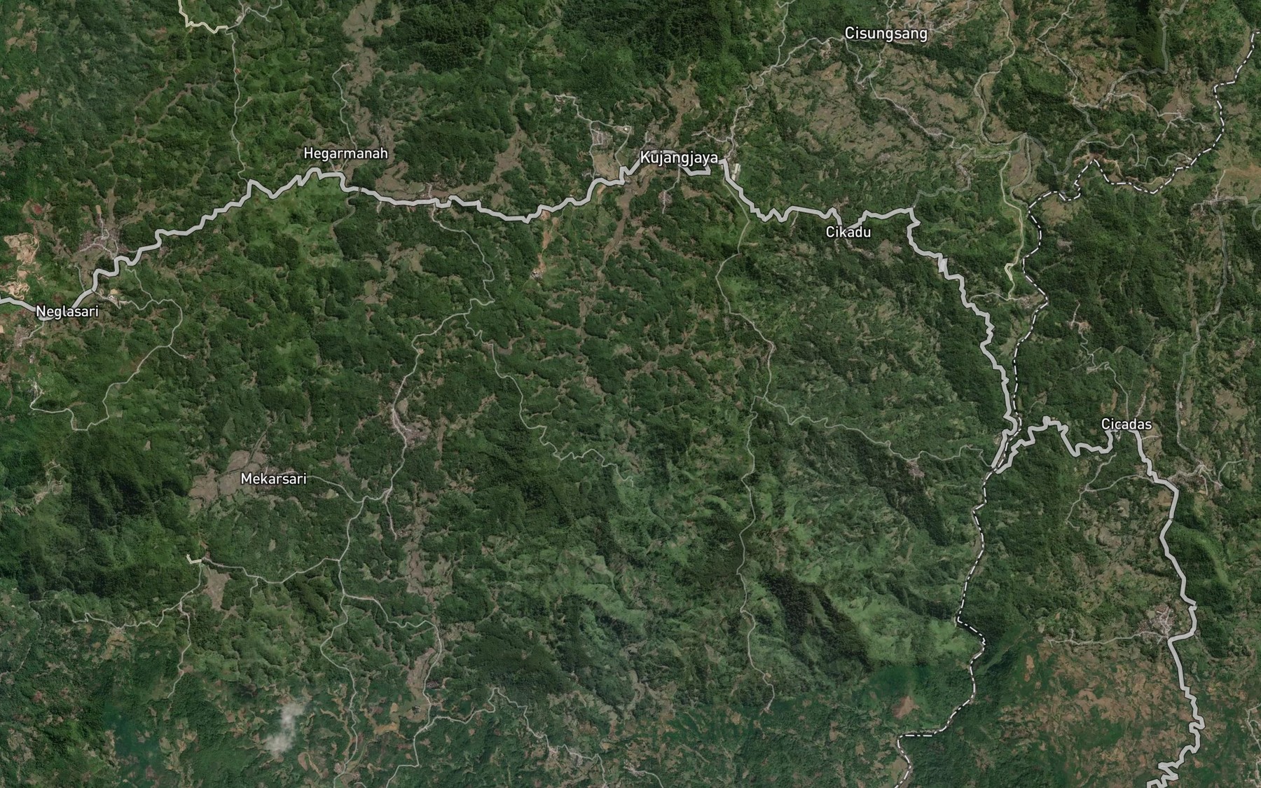 Satellite map of the Ci Maja