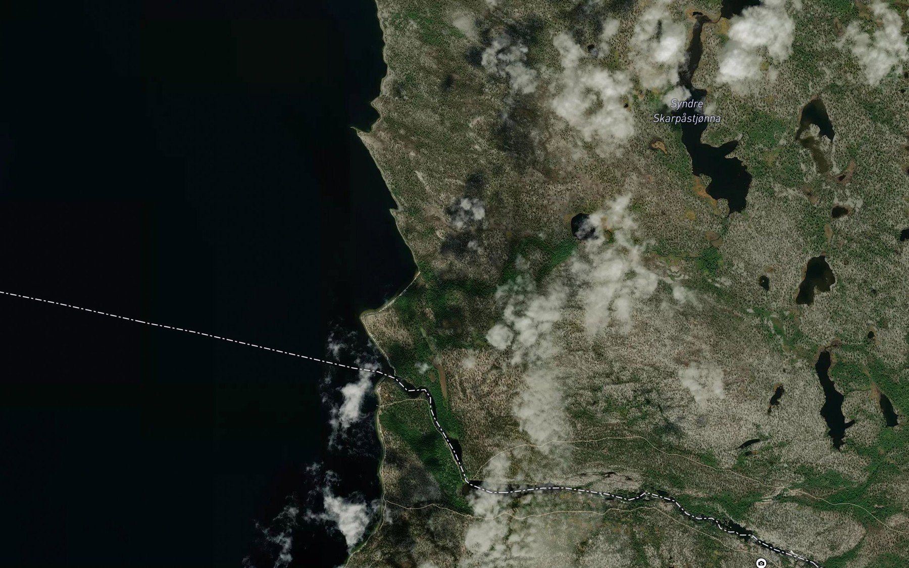 Satellite map of the Granbekken