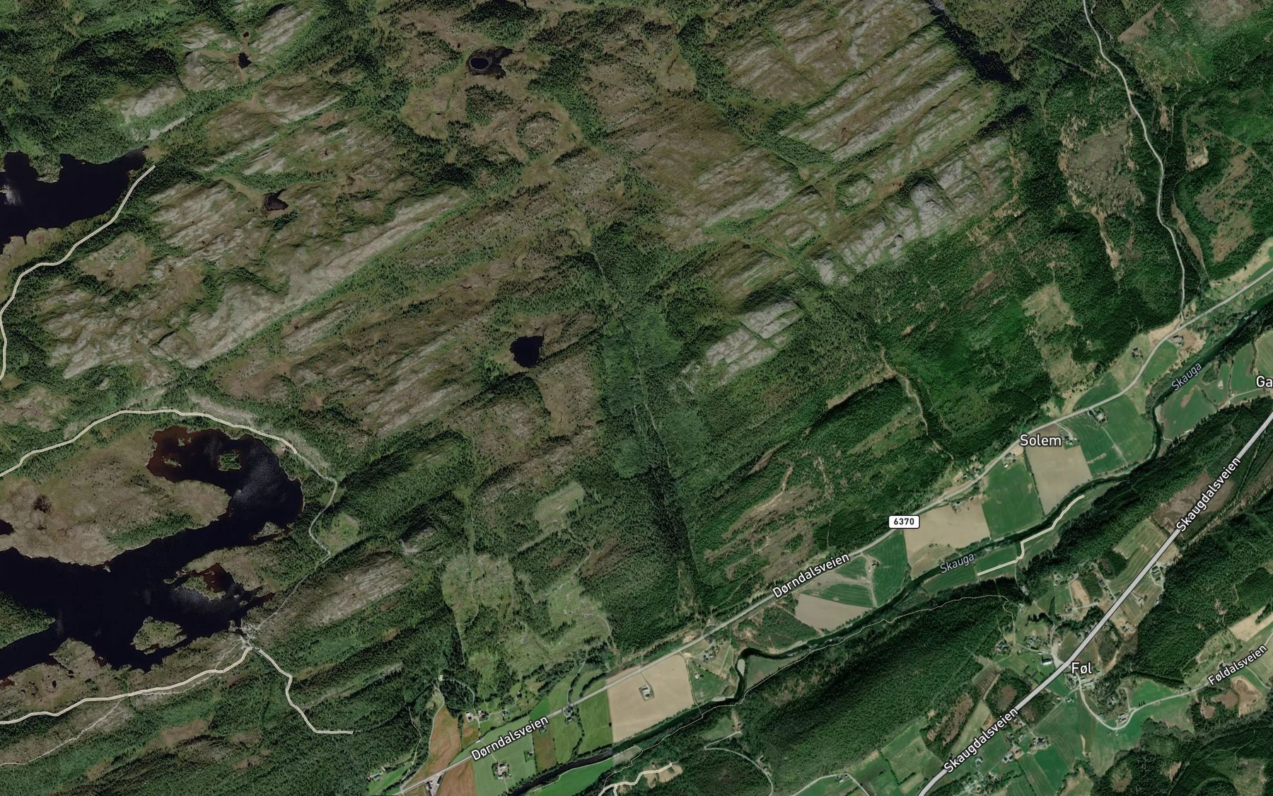 Satellite map of the Grytbekken
