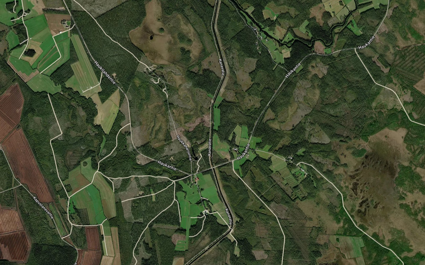 Satellite map of the Ruununoja