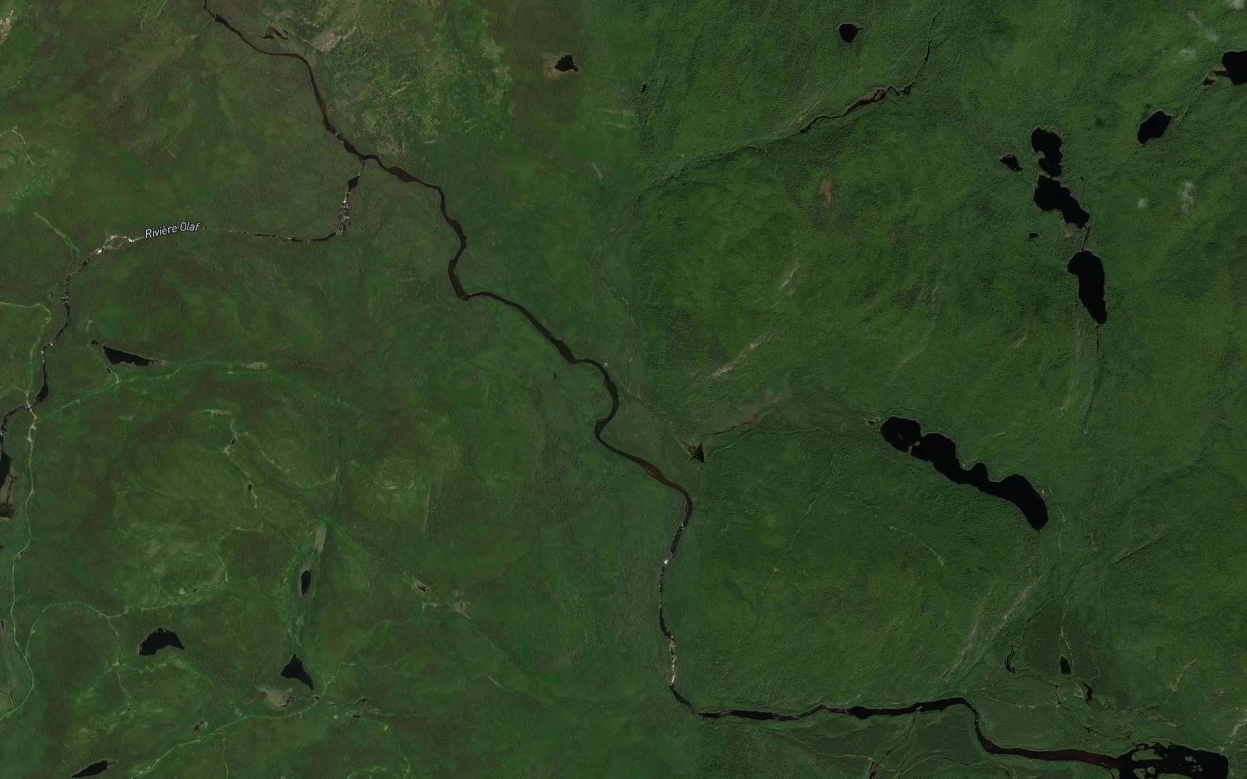 Satellite map of the Ruisseau du Faucon