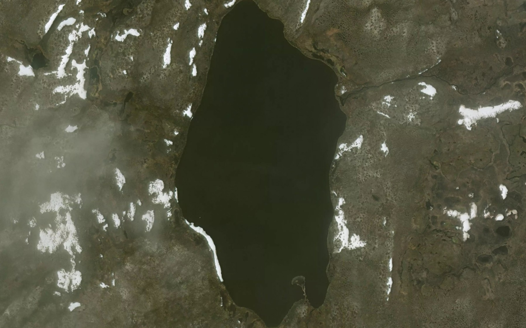 Satellite map of the Altevarvuolejavri