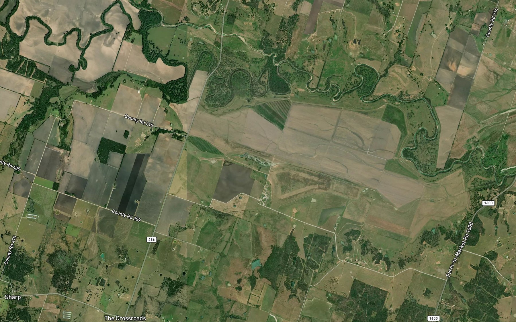 Satellite map of the Randle Lake