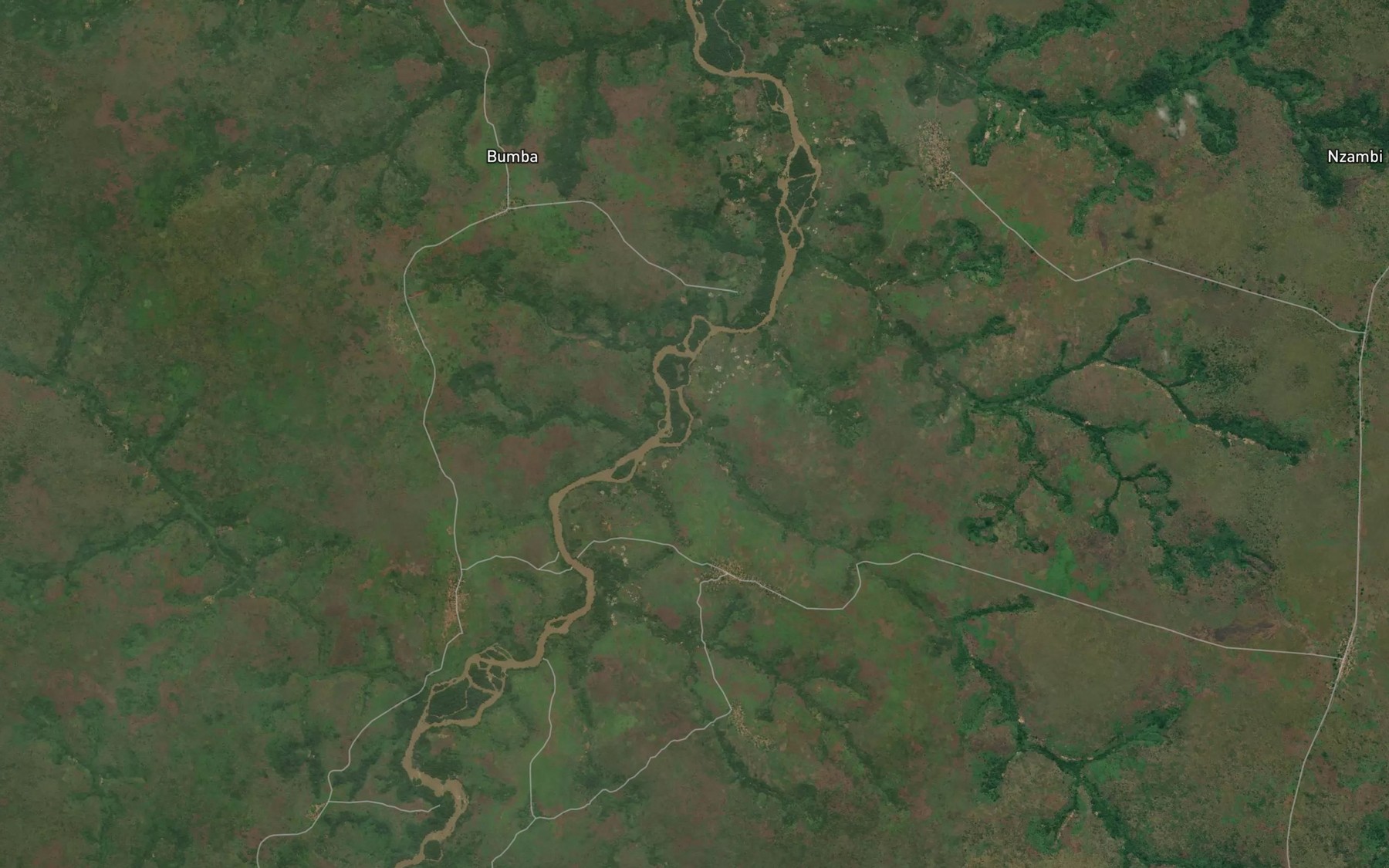 Satellite map of the Kamikola