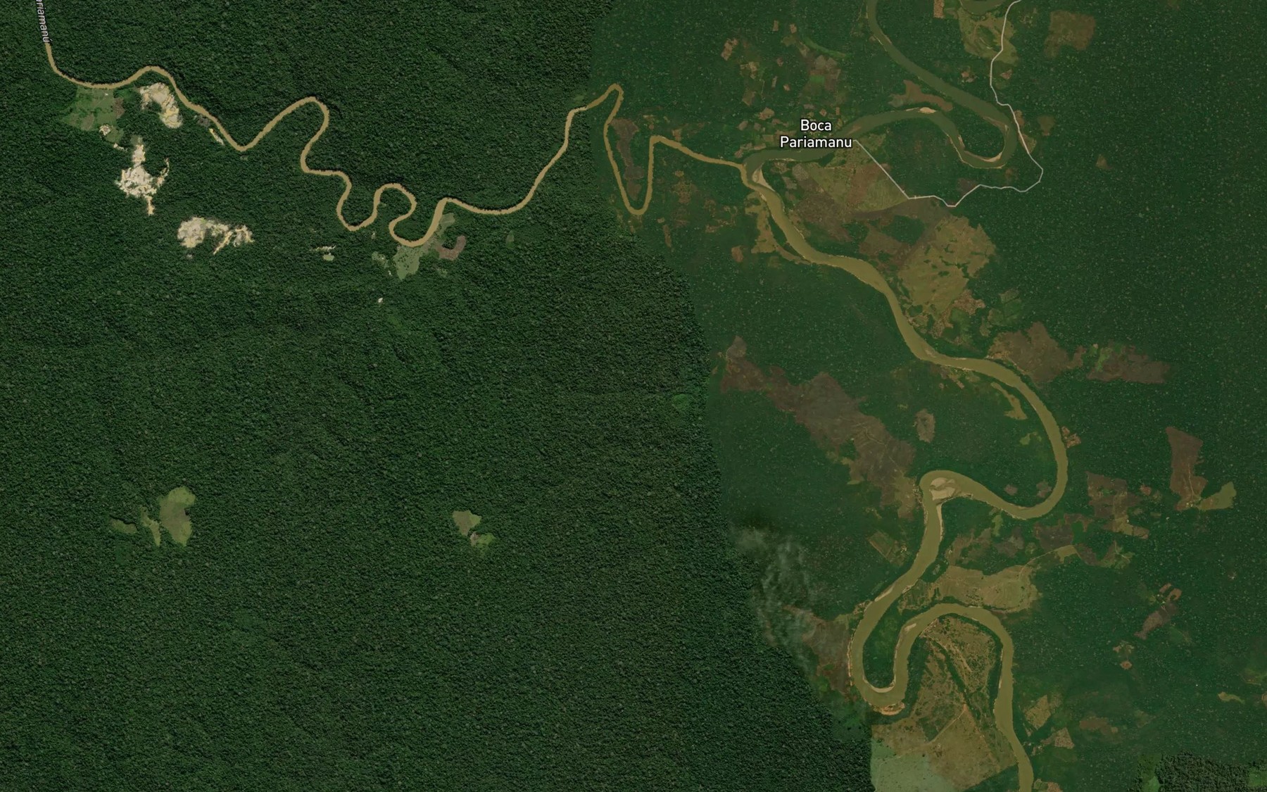 Satellite map of the Rio Unuri Capu Tuari