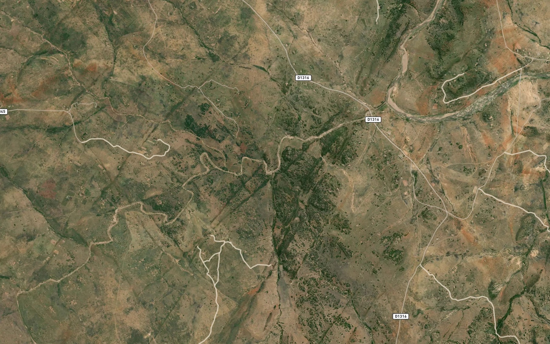 Satellite map of the Thukuma
