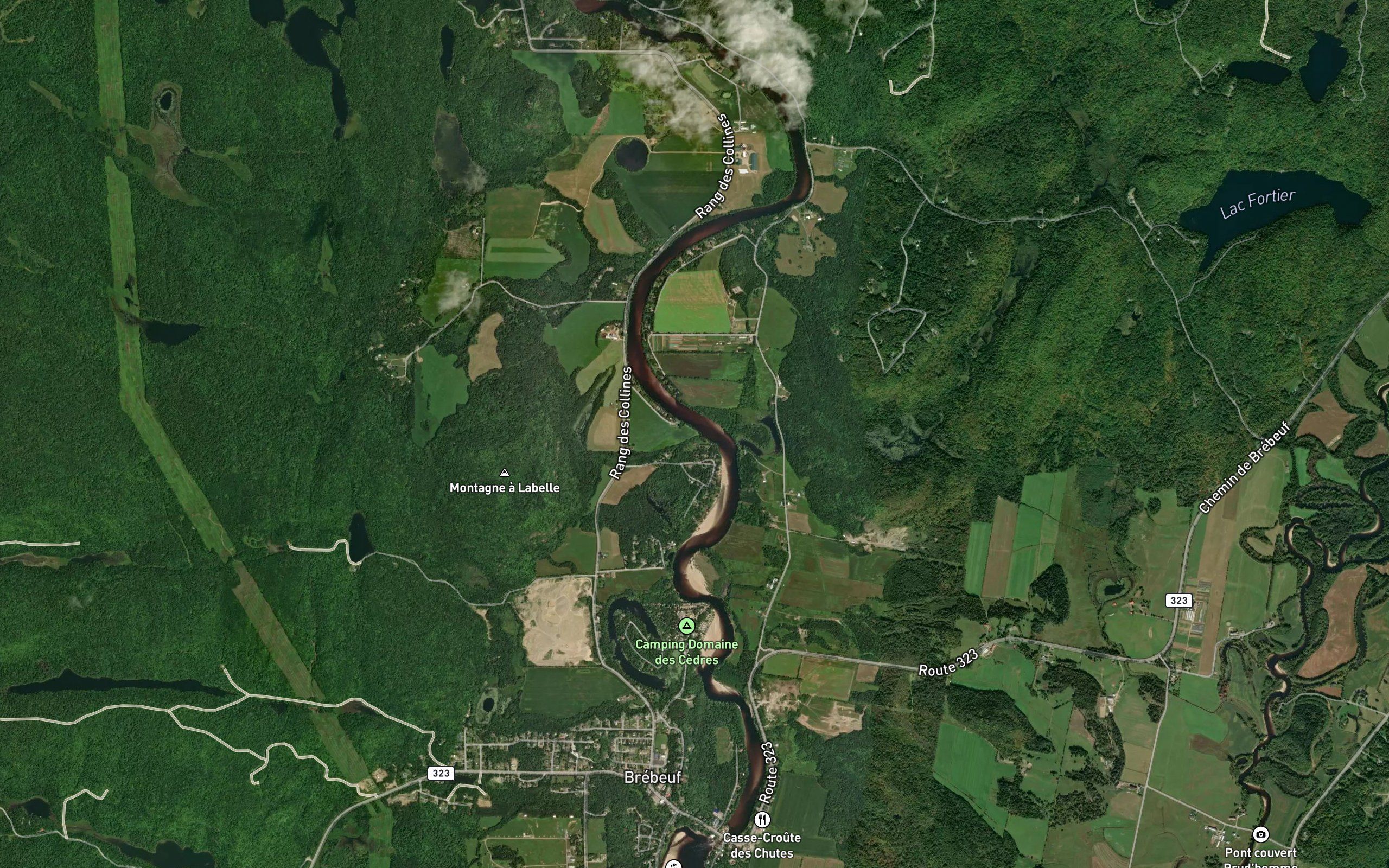 Cours d'eau du Lac Rouge