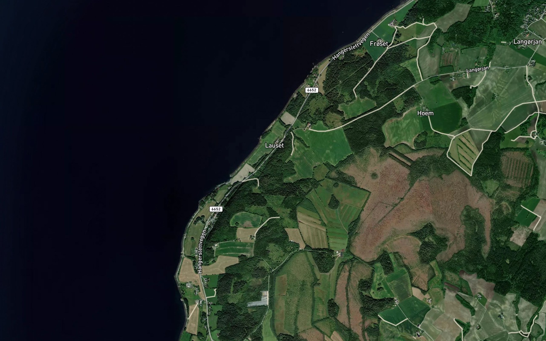 Satellite map of the Smallibekken
