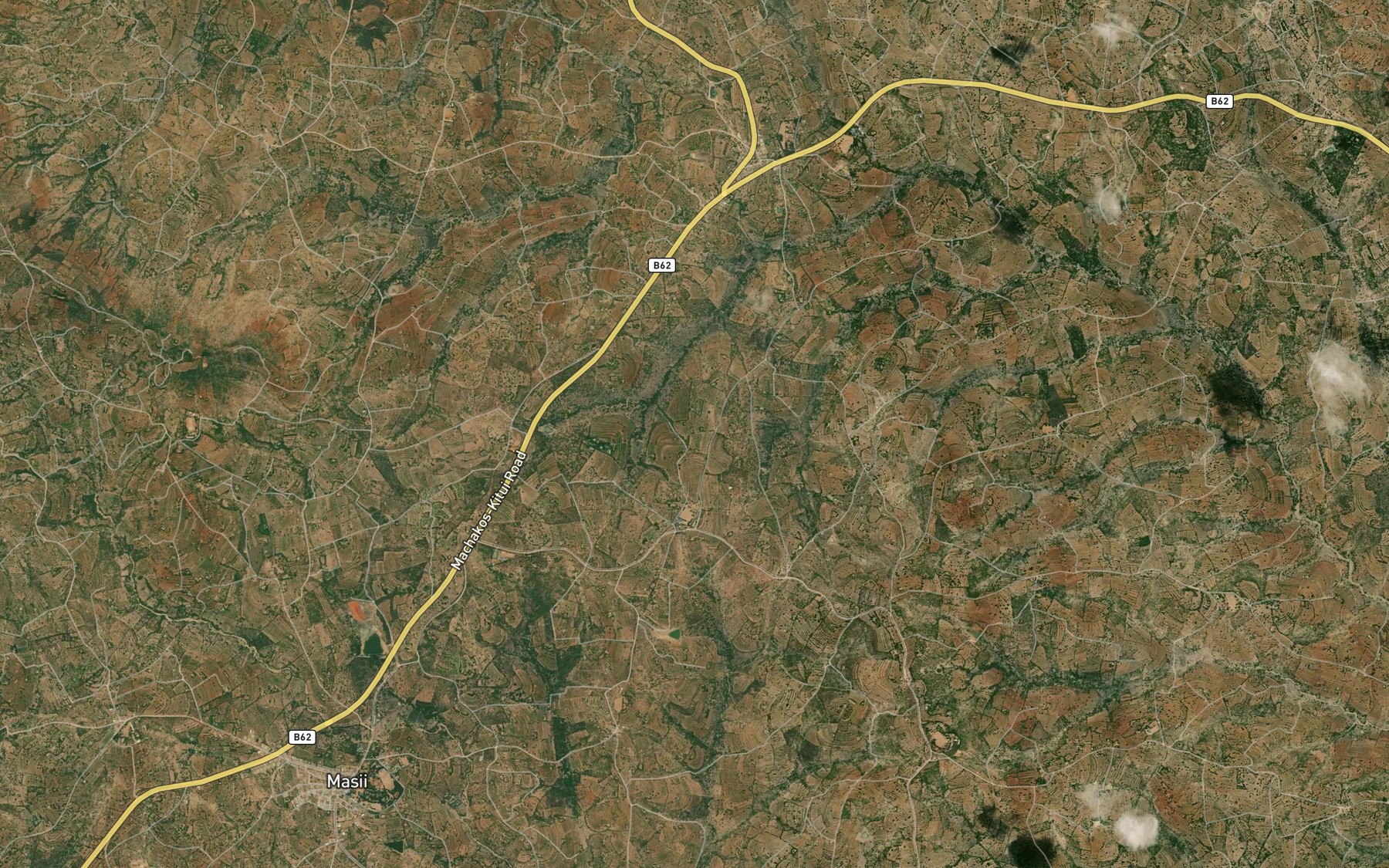 Satellite map of the Embui Dam