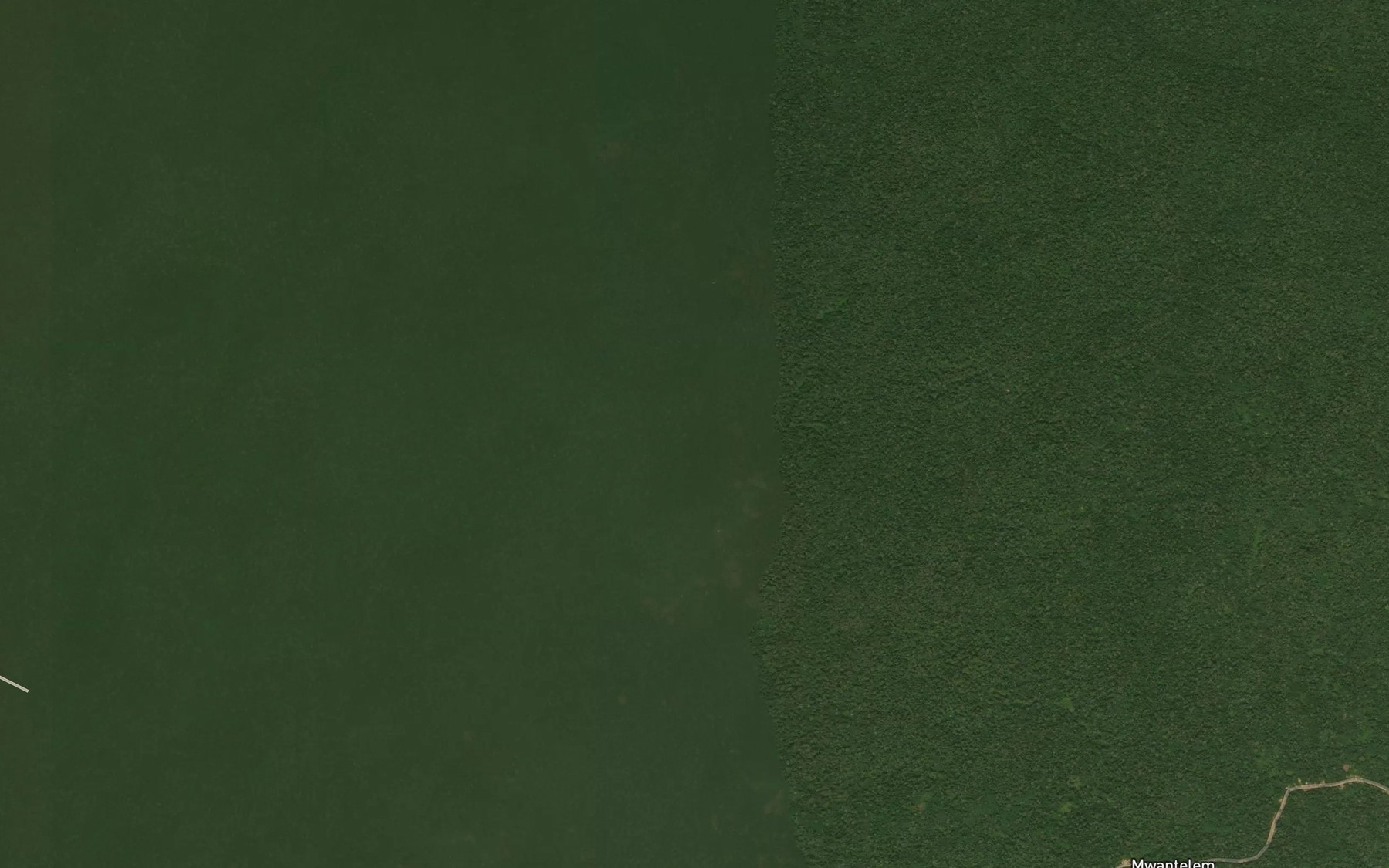 Satellite map of the Uombe