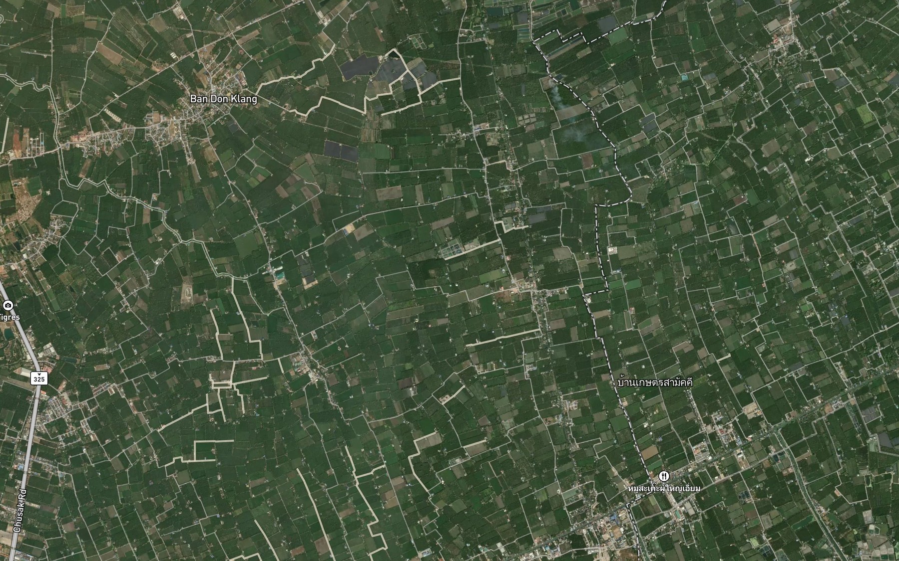 Satellite map of the Khlong Mo Thuan