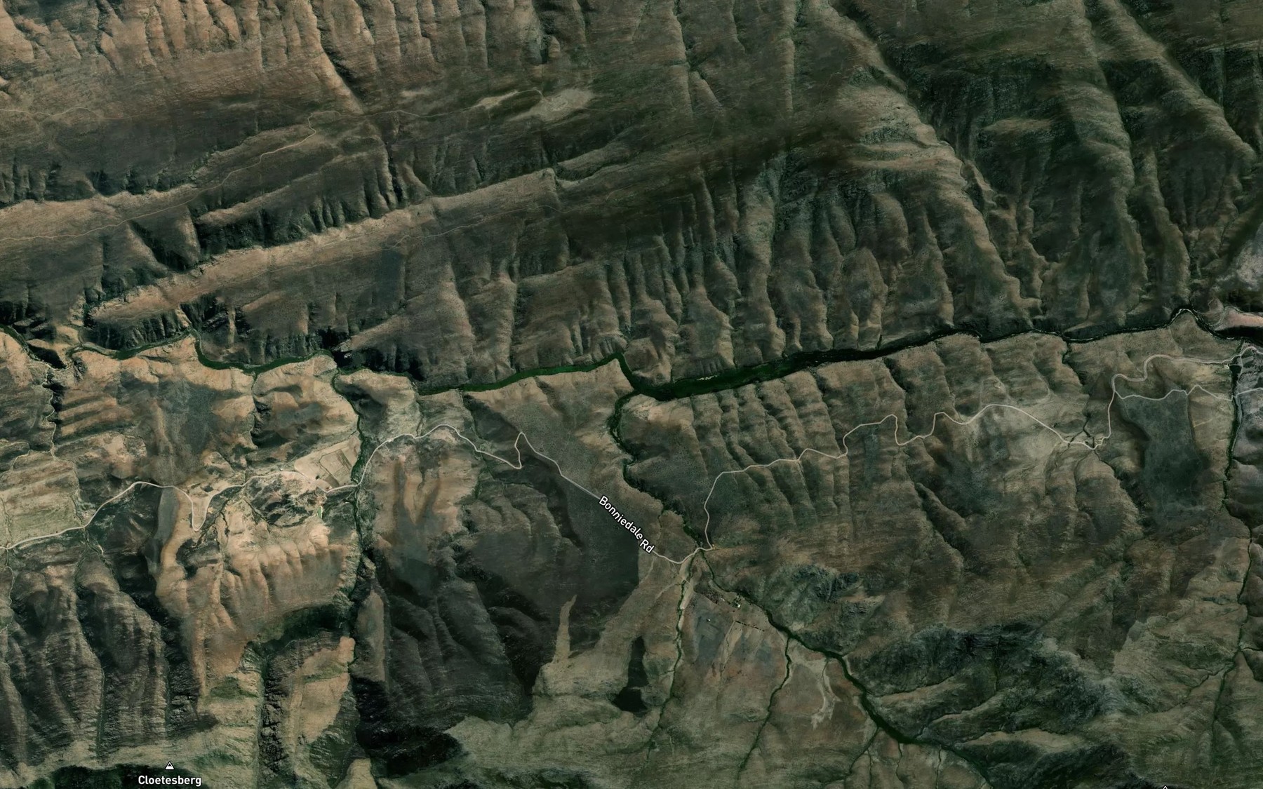 Satellite map of the Spitskoprivier