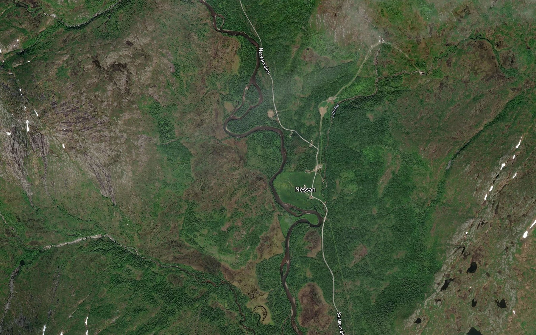 Satellite map of the Merranesbekken