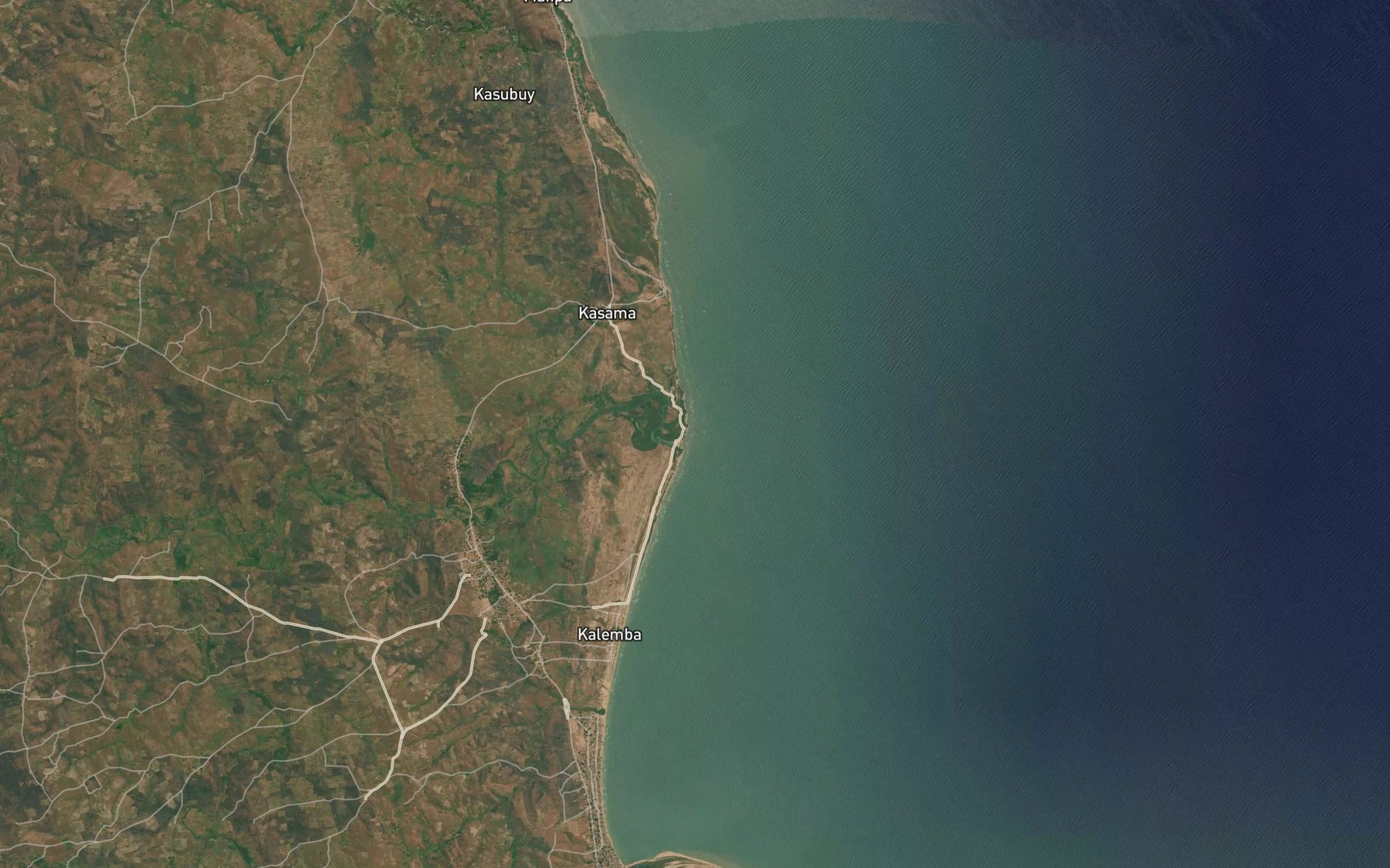 Satellite map of the Lubilaye