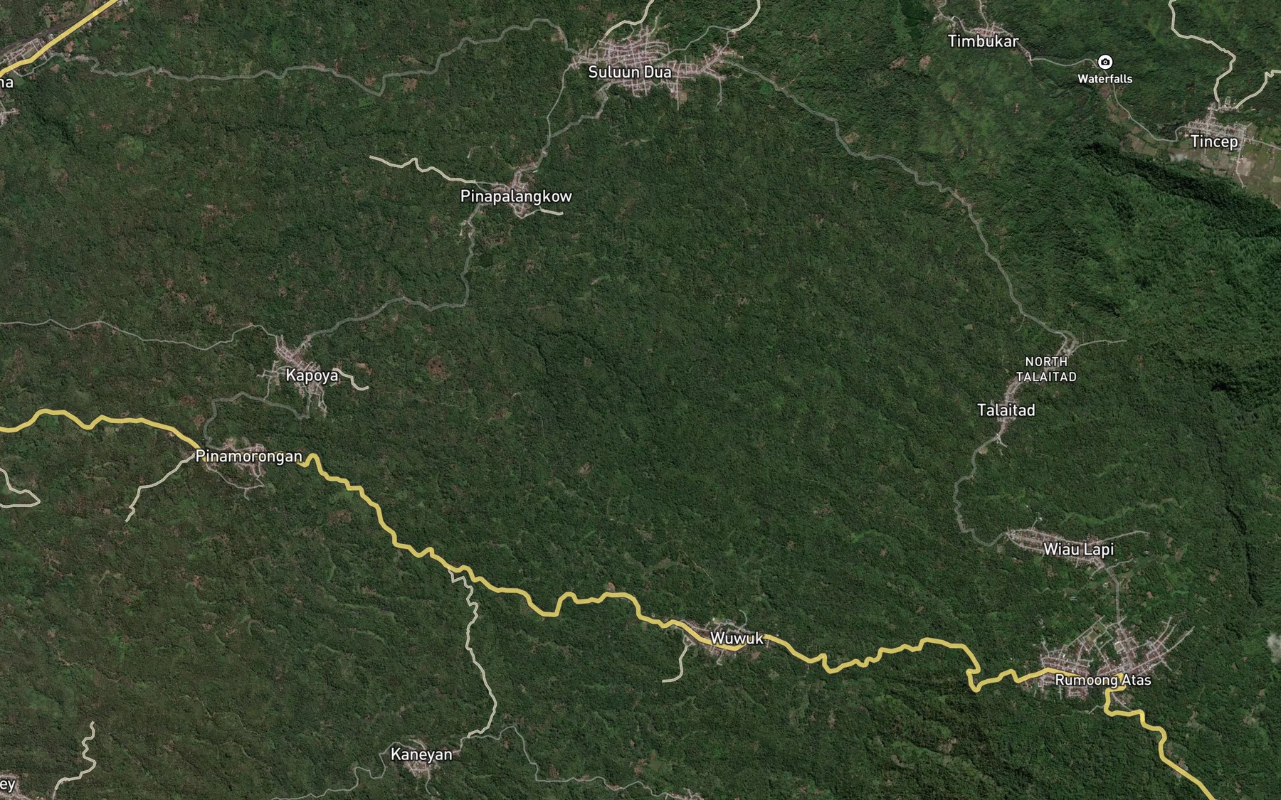 Satellite map of the Royongan Kasaniib