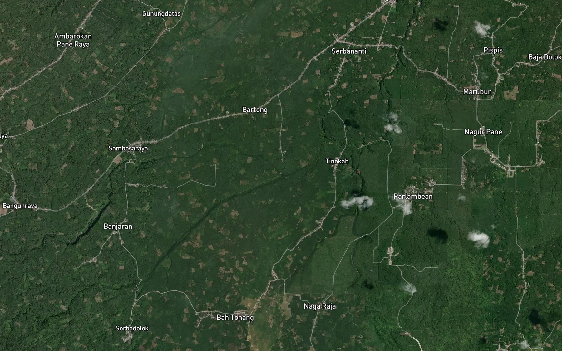 Satellite map of the Bah Kulistik