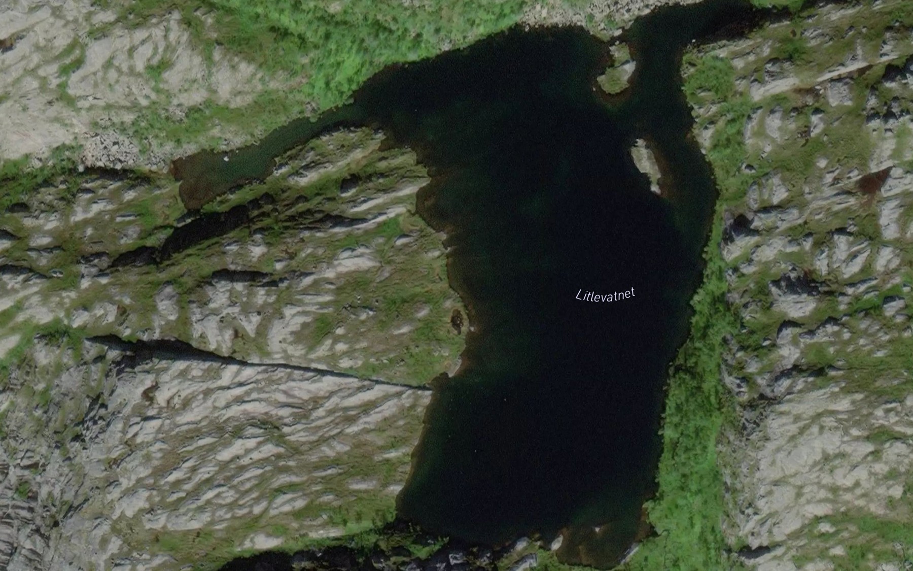 Satellite map of the Litlevatnet