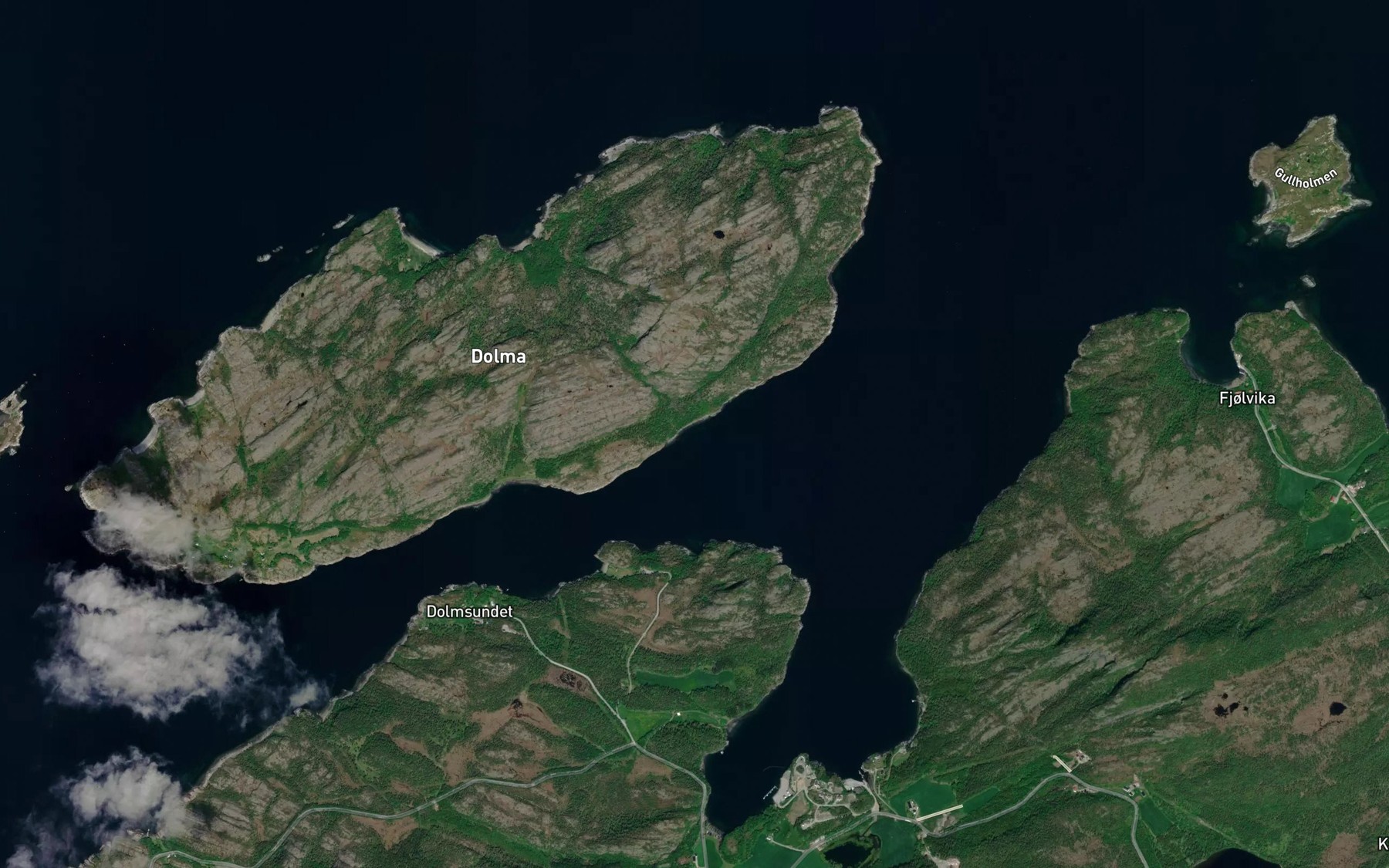 Satellite map of the Sjyvika