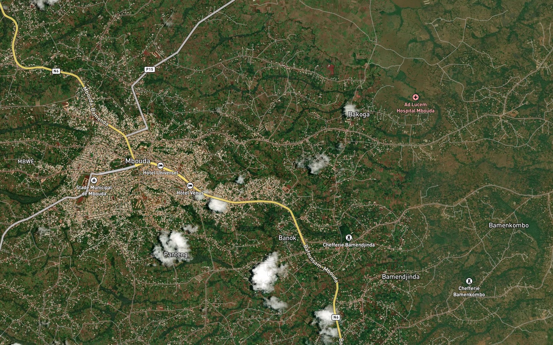 Satellite map of the Taametap