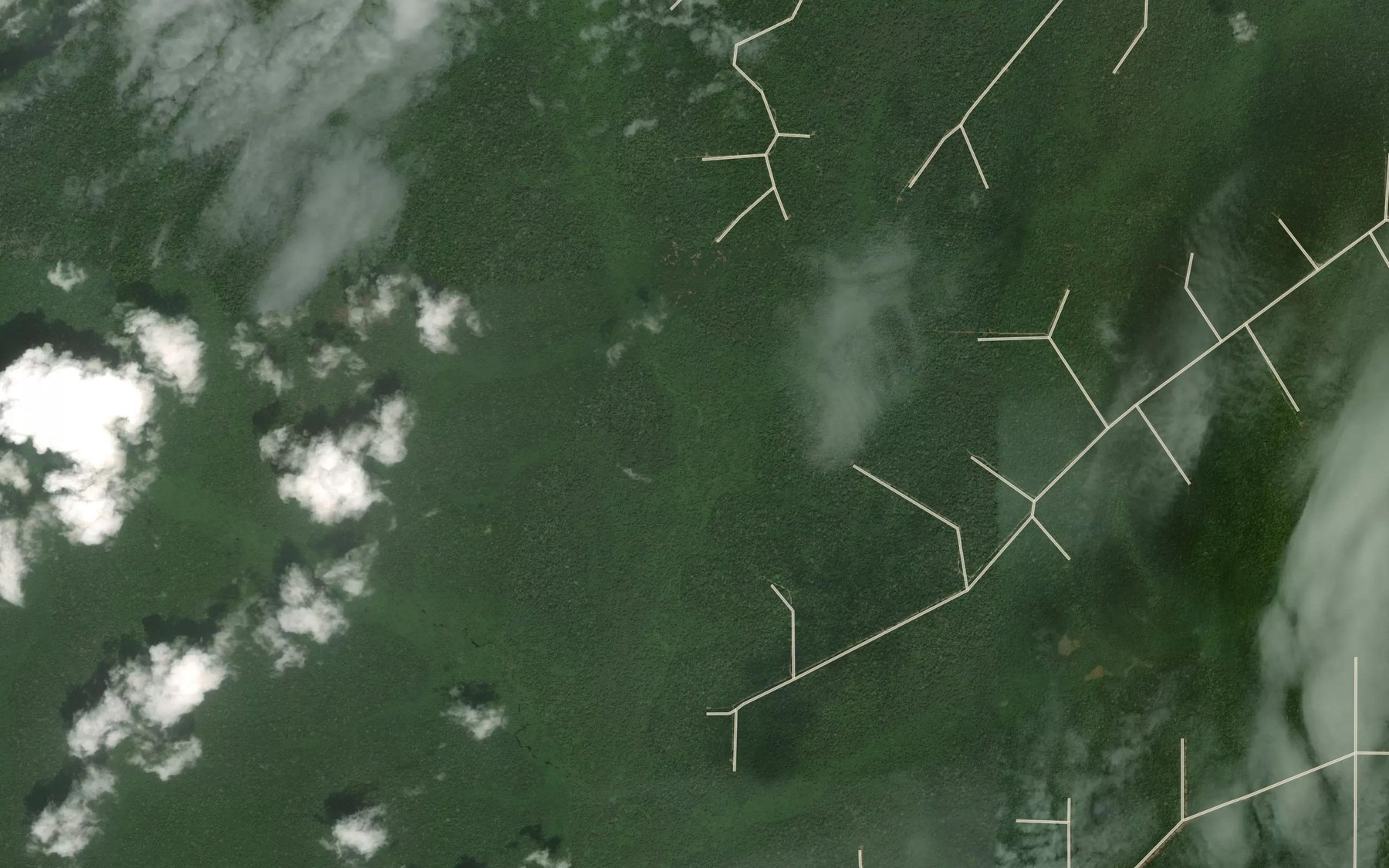 Satellite map of the Mopepe