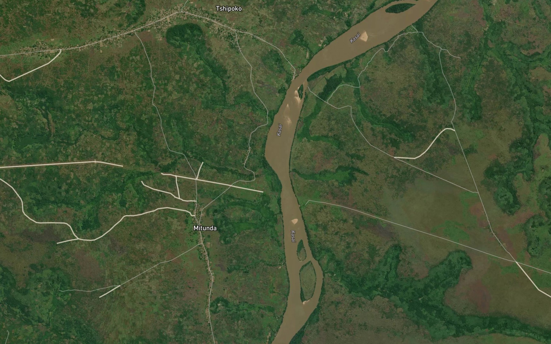 Satellite map of the Mpanda