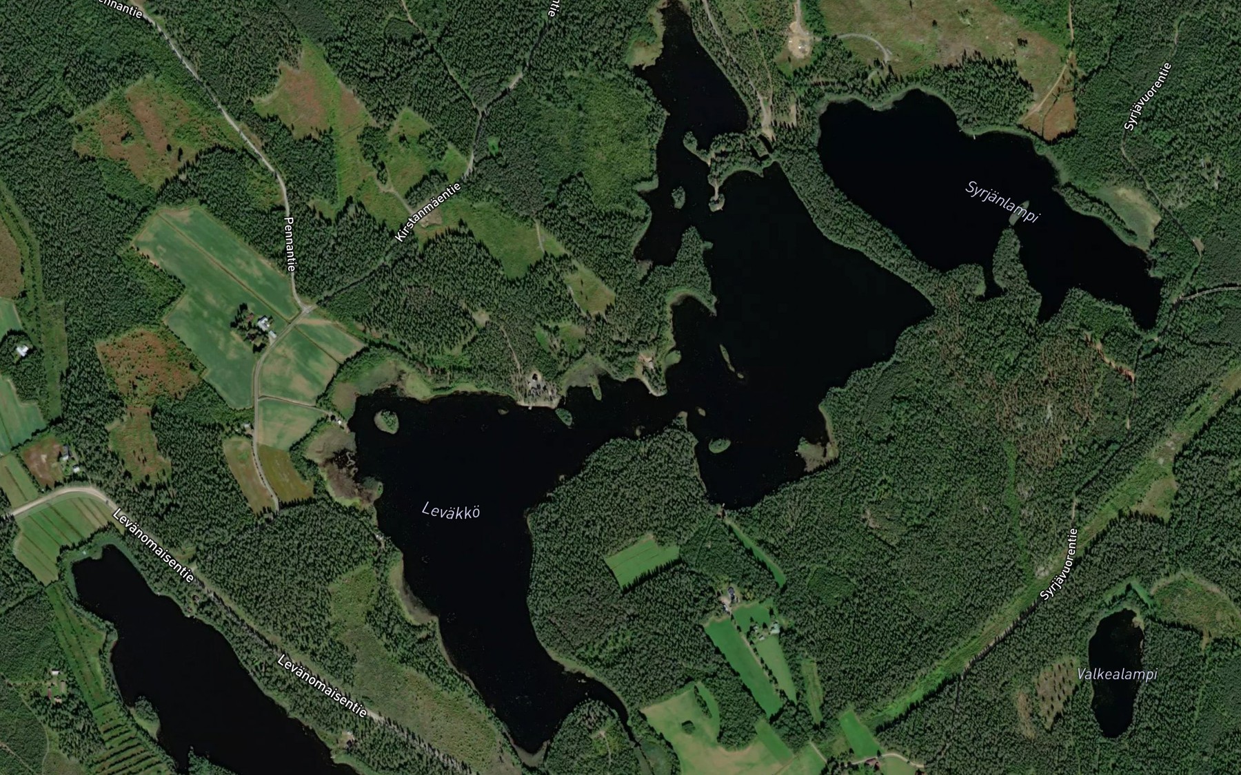 Satellite map of the Variksenlahti