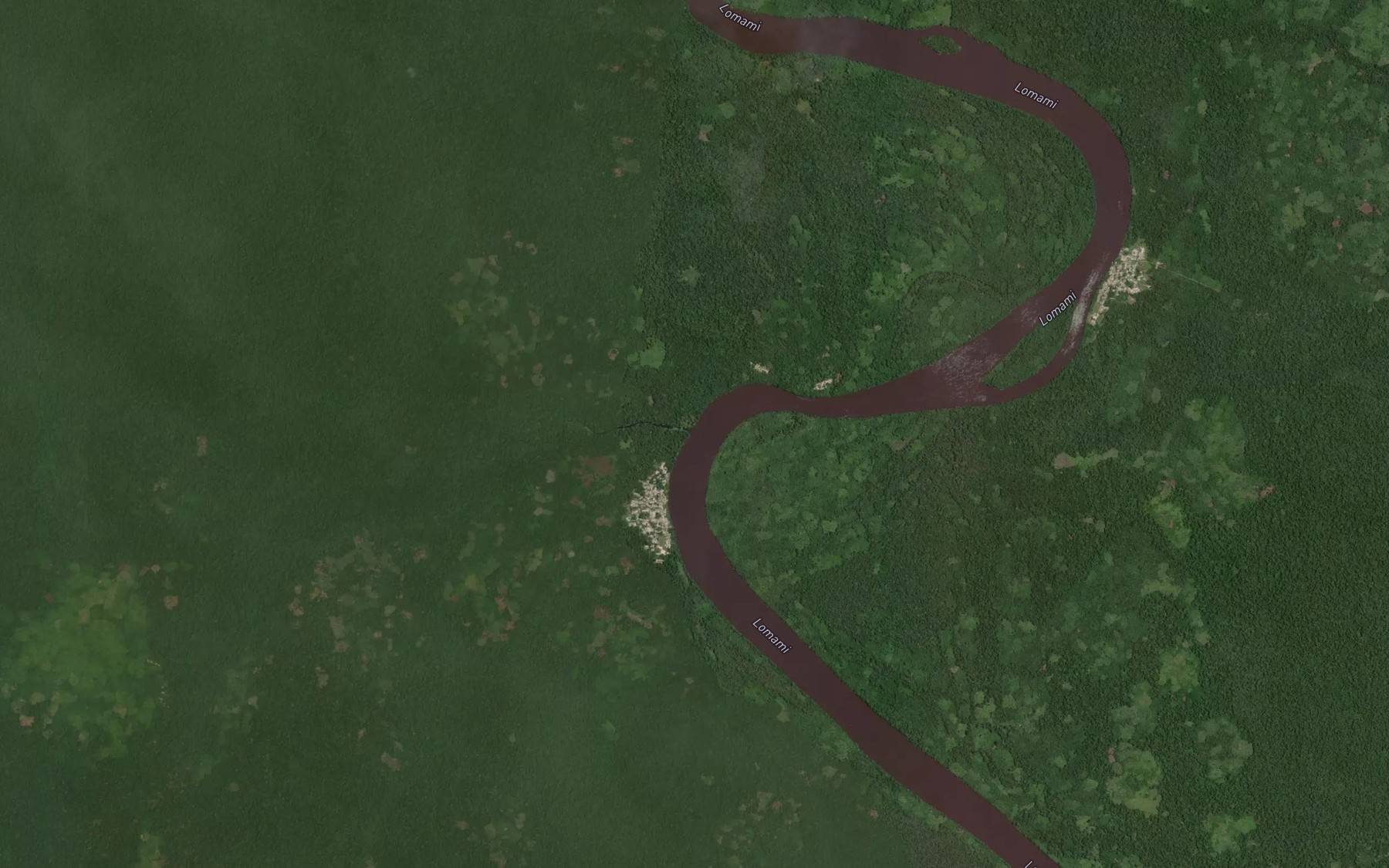 Satellite map of the Lokona