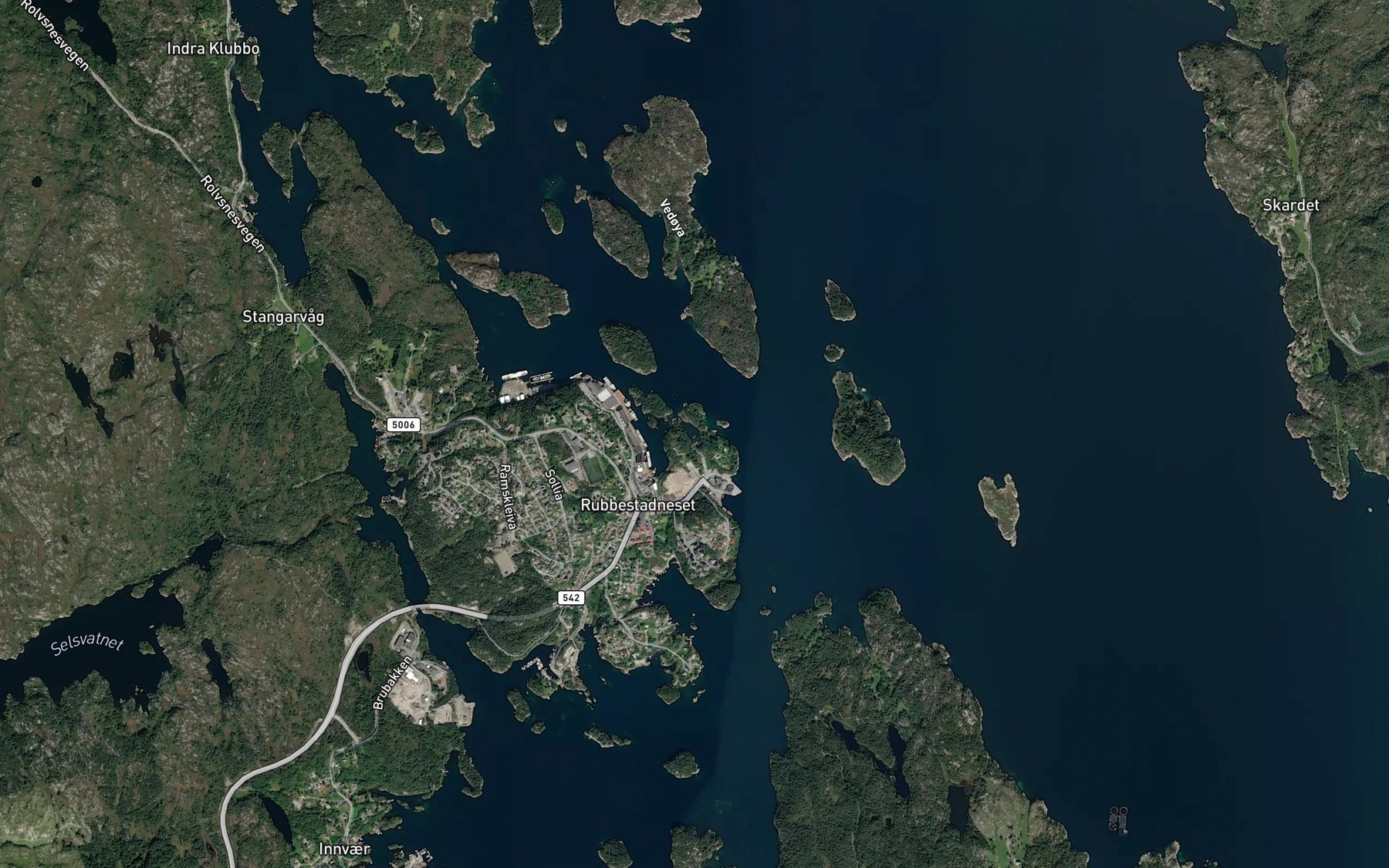Satellite map of the Straumploya