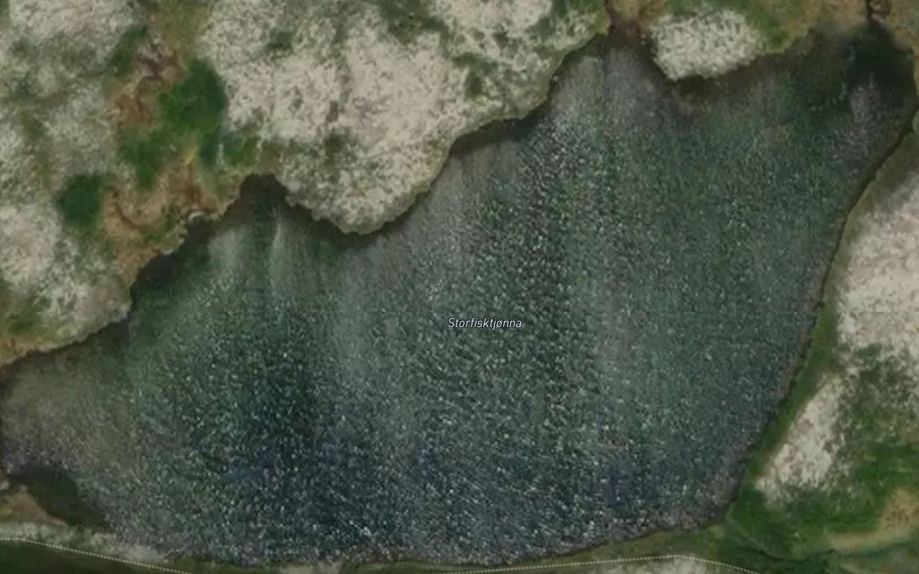 Satellite map of the Storfisktjorna
