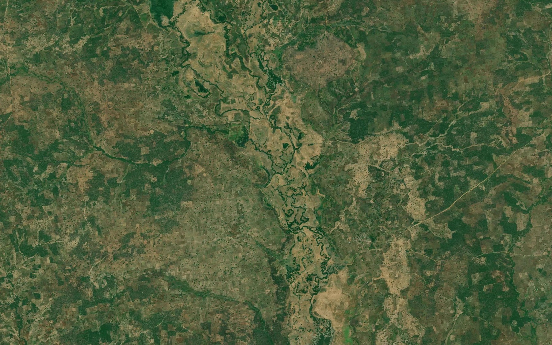 Satellite map of the River Rafin Gishiri