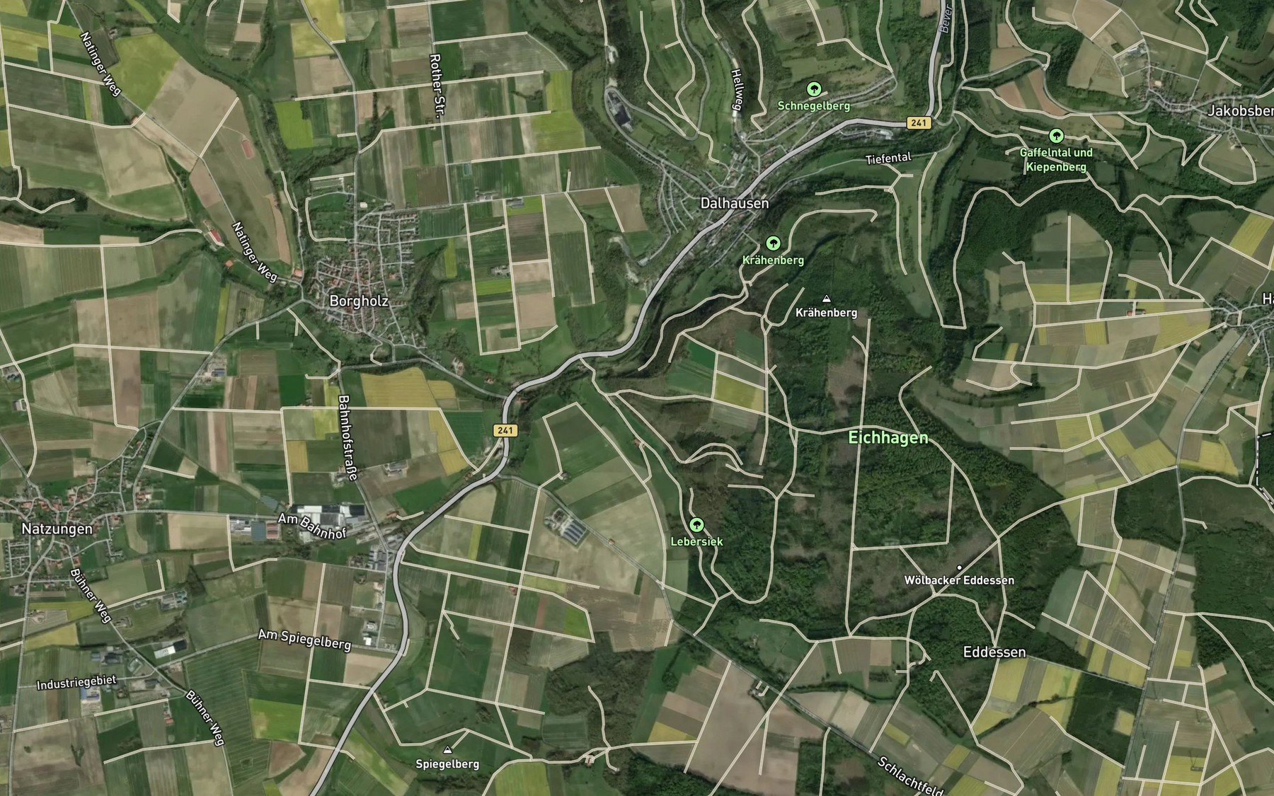 Satellite map of the Lehersiek