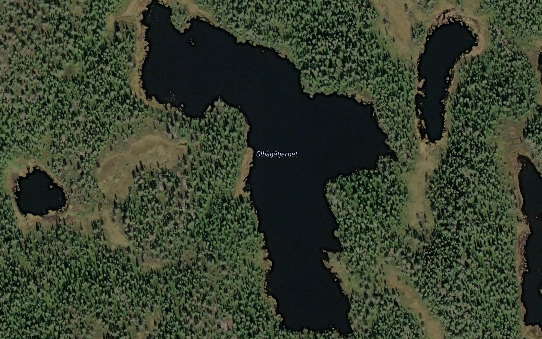 Satellite map of the Olbagatjernet