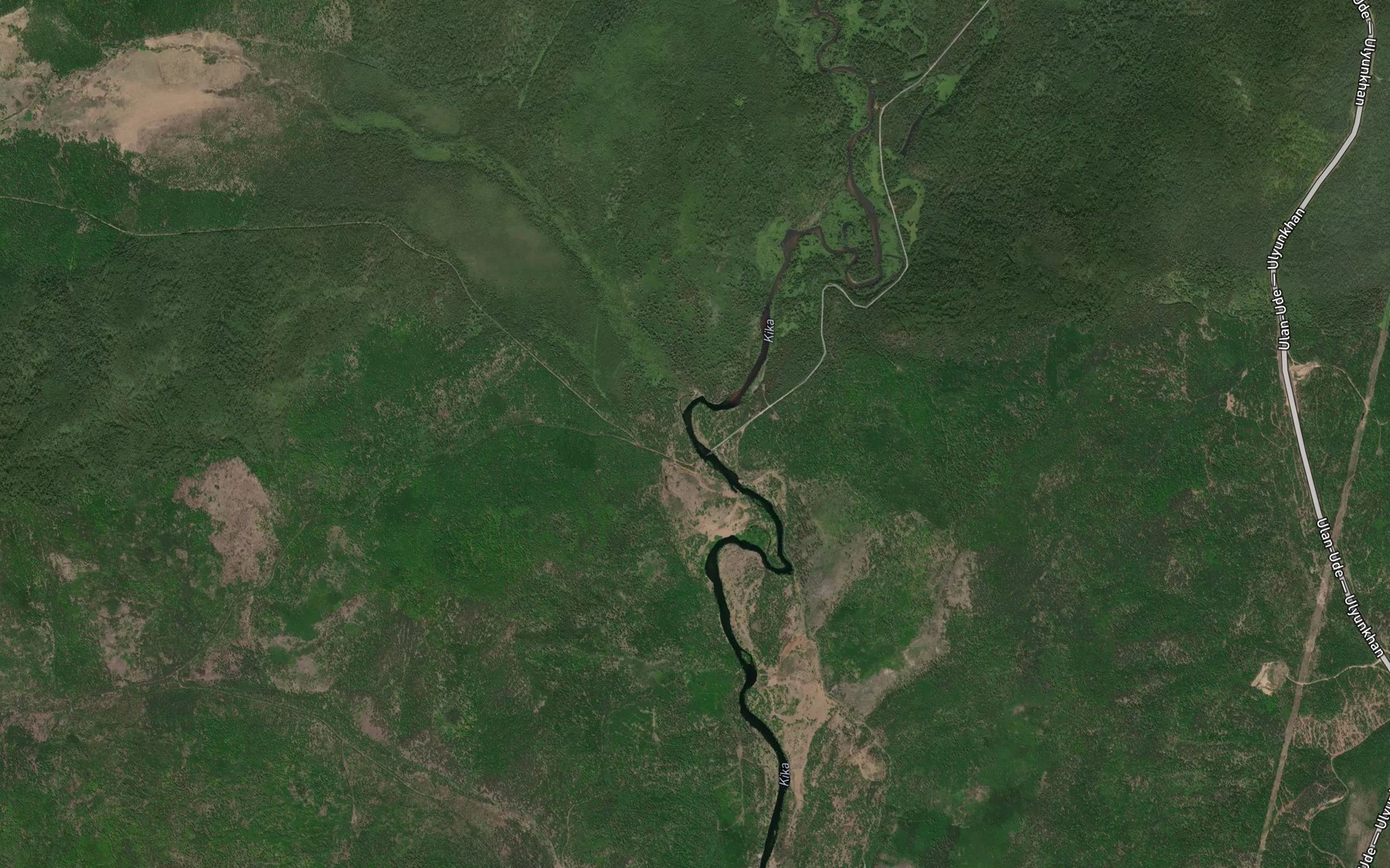 Satellite map of the Goreva