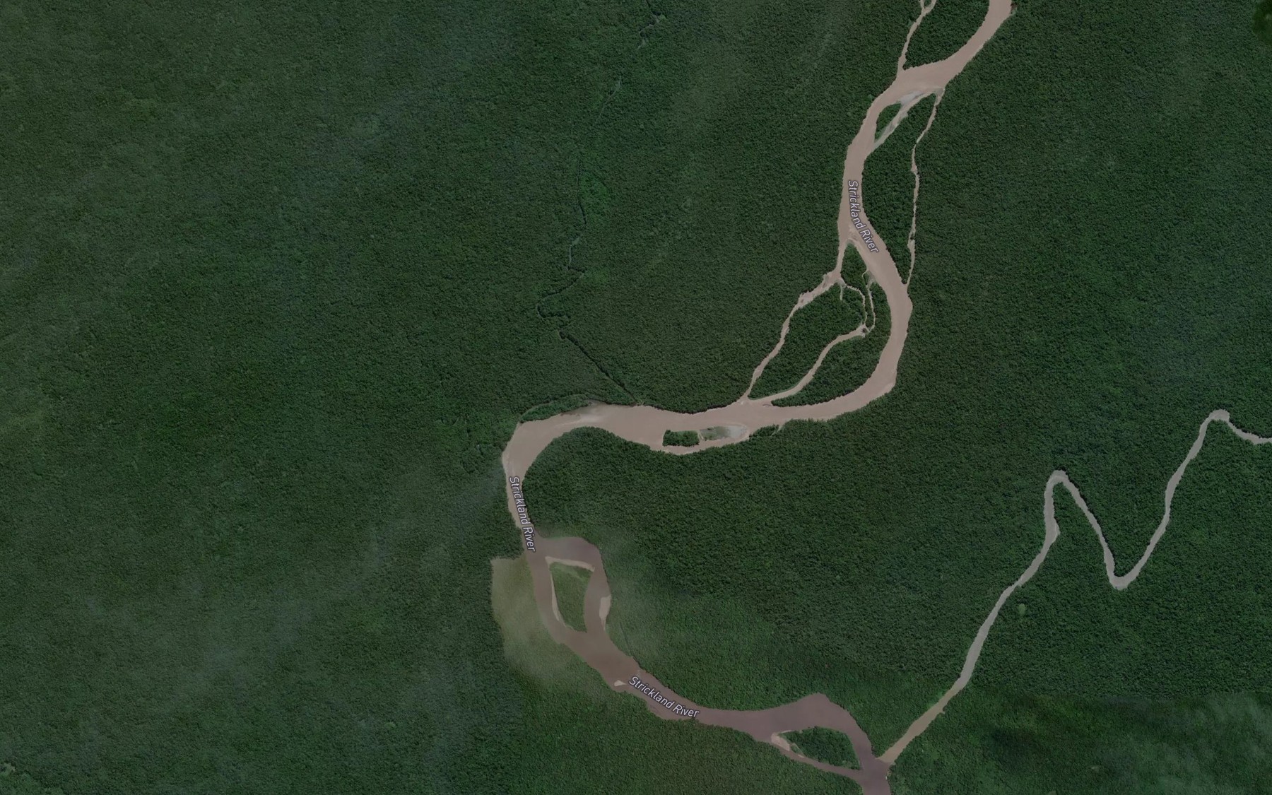 Satellite map of the Wai Tu River