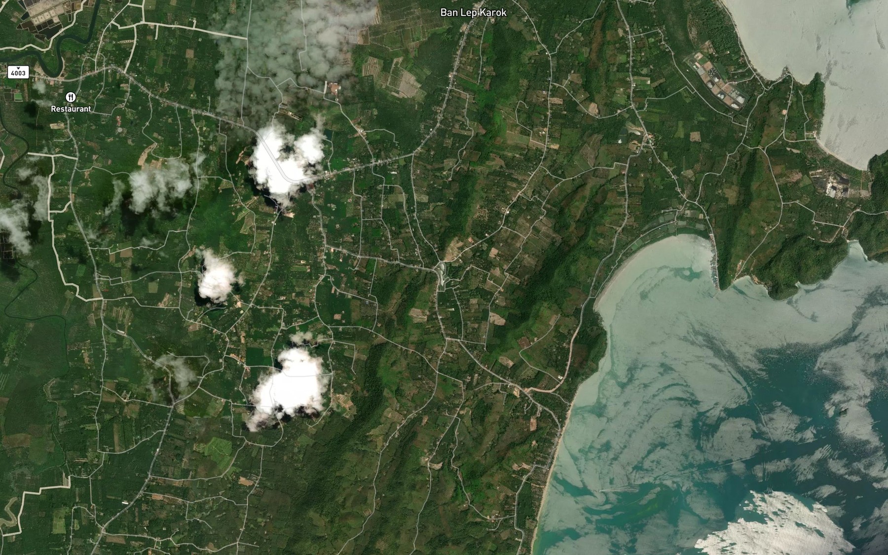Satellite map of the Ang Kep Nam Huai Pling