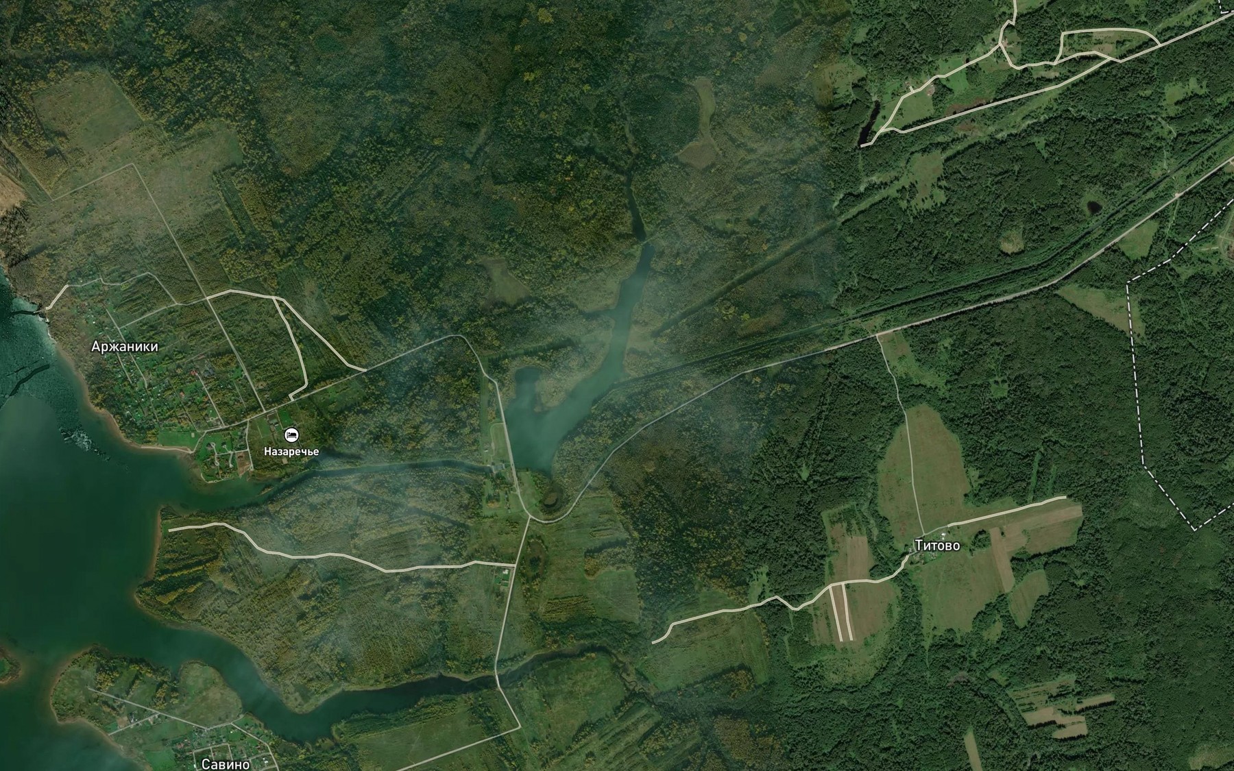 Satellite map of the Kanal Yauza-Ruza
