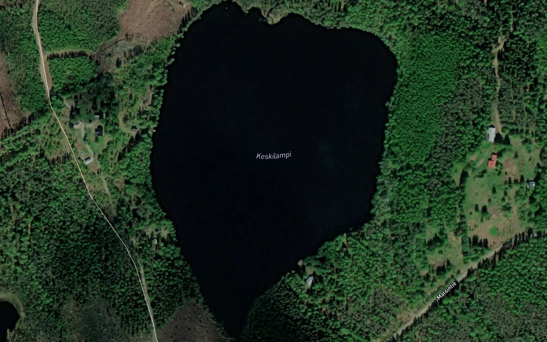 Satellite map of the Keskilampi