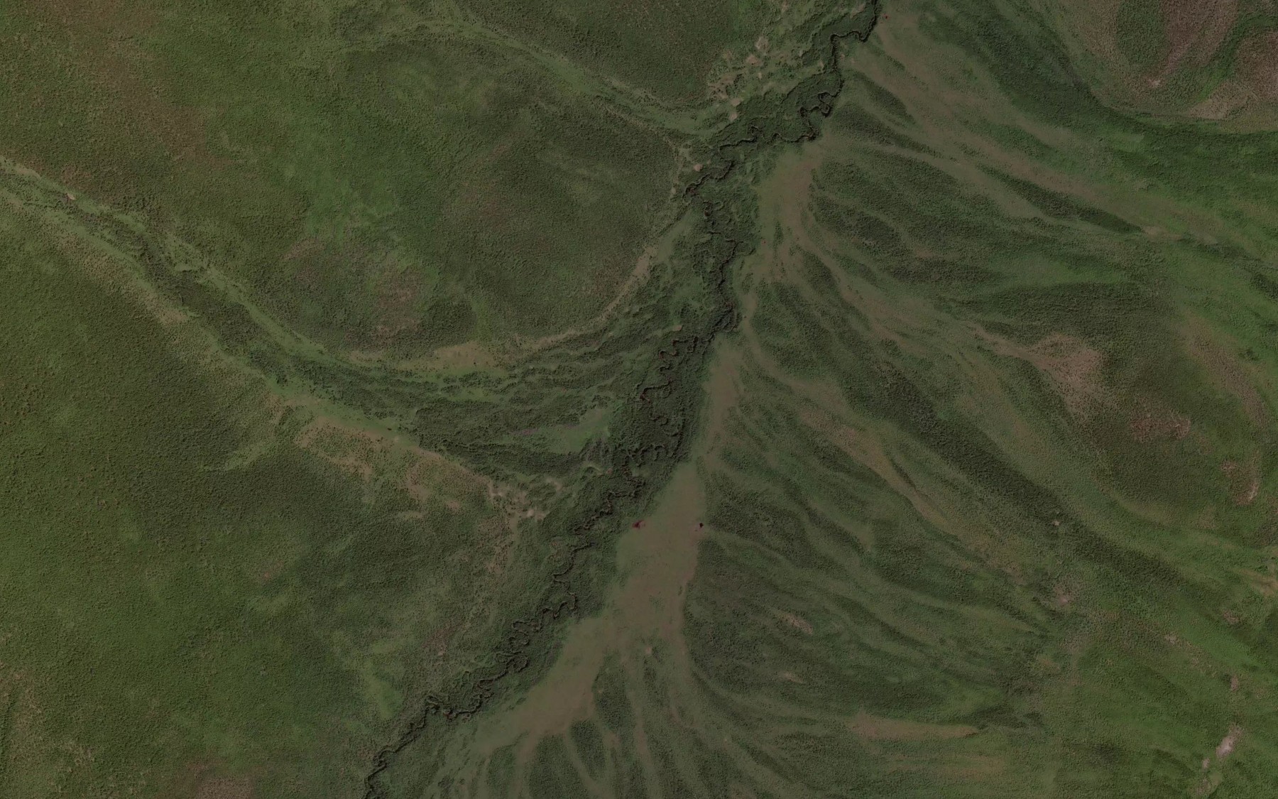 Satellite map of the Malyy Amdykchan