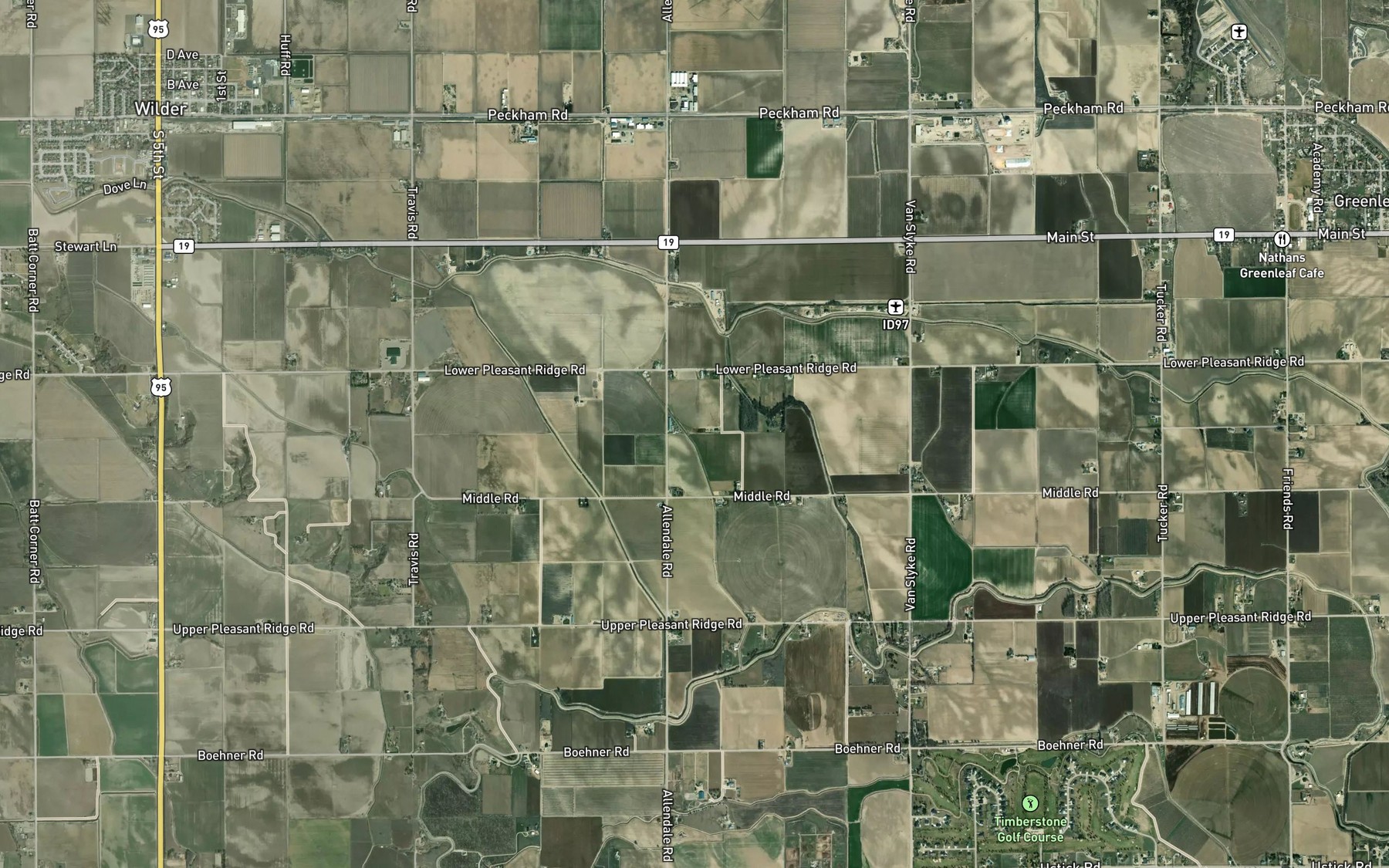 Satellite map of the Dailey Lateral