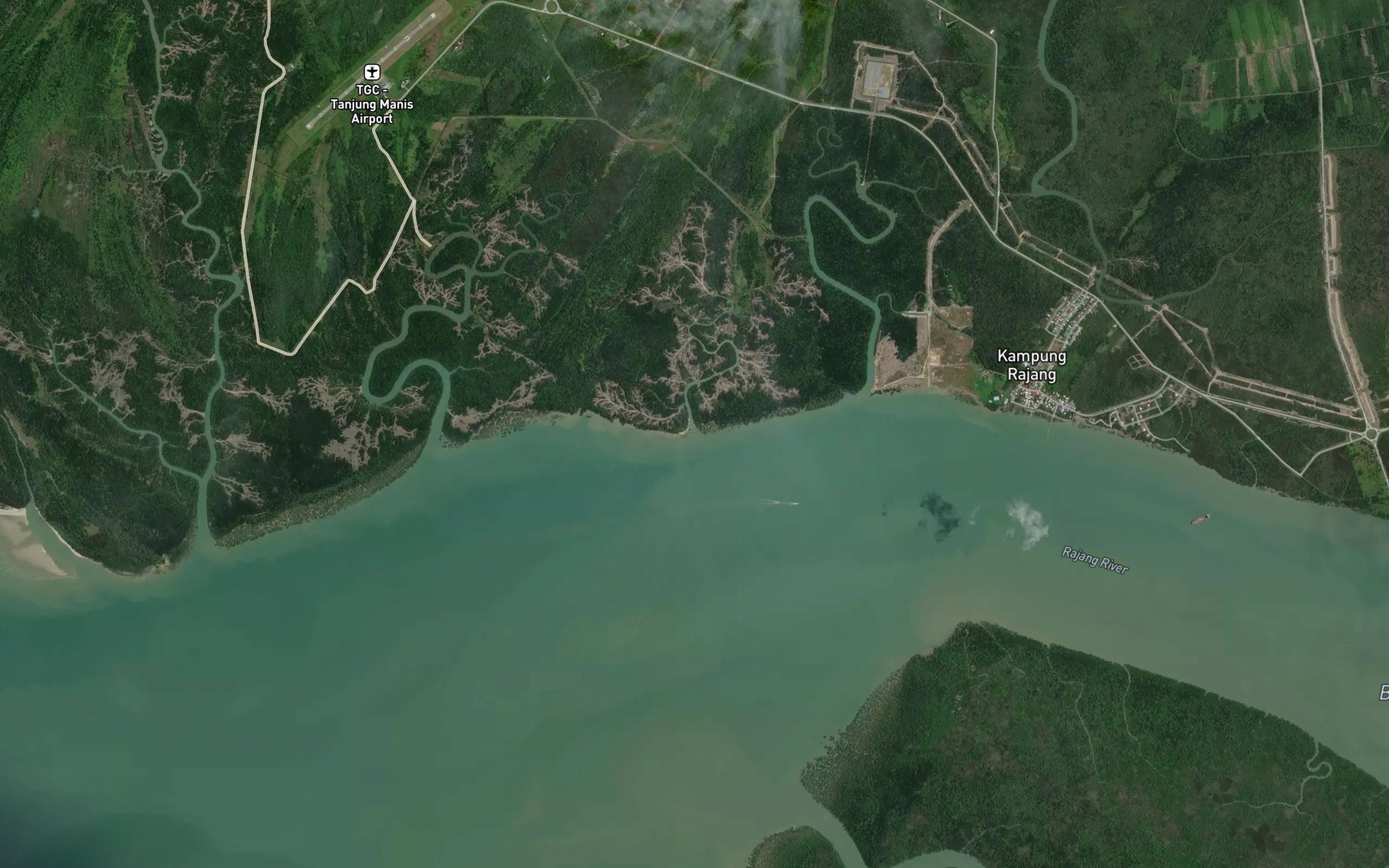 Satellite map of the Sungai Barong