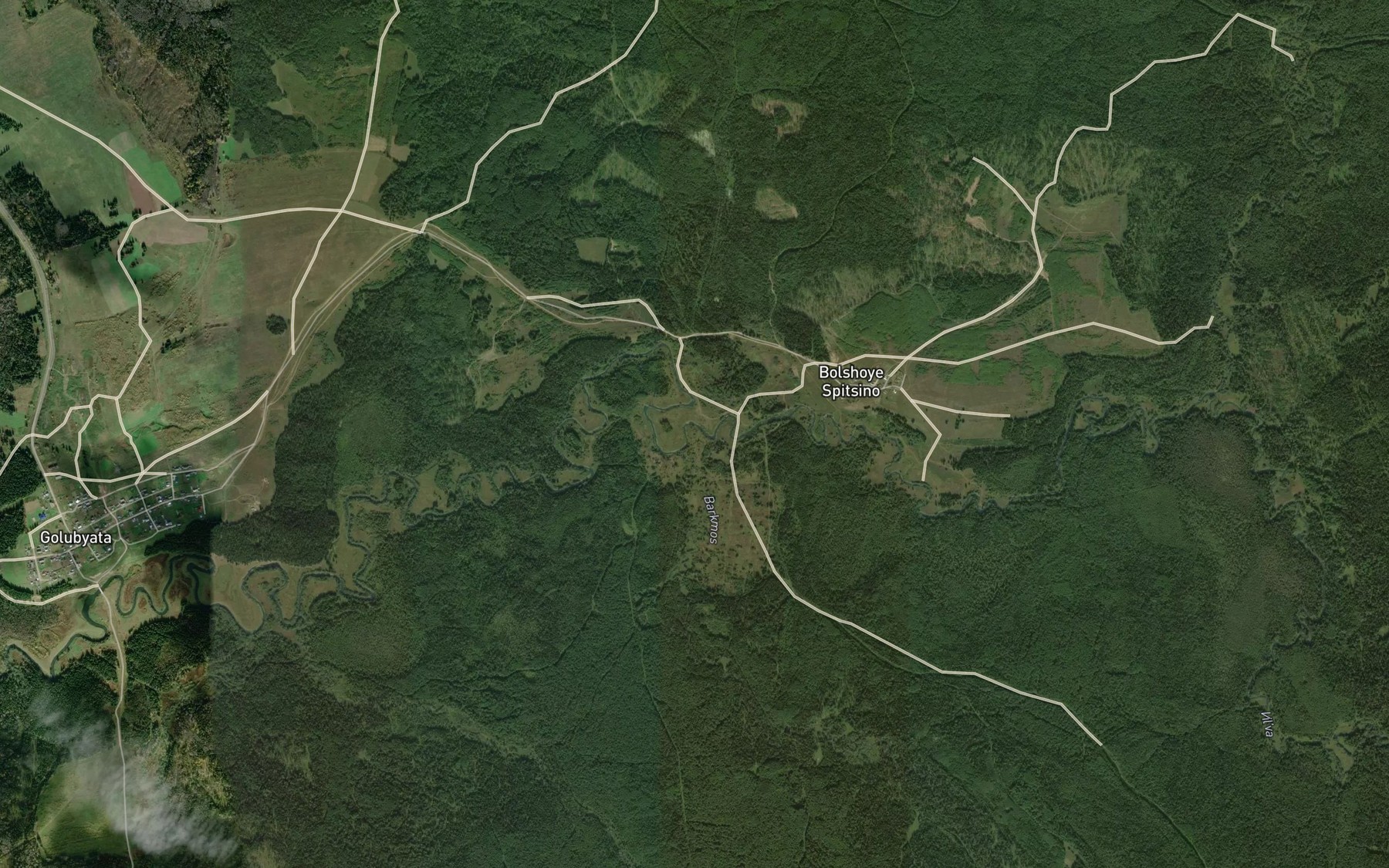 Satellite map of the Barkmos