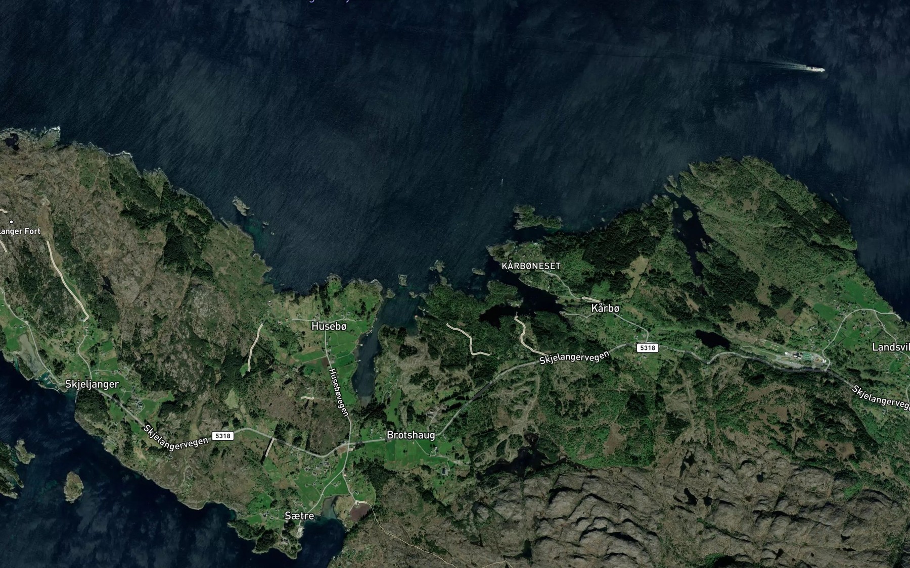 Satellite map of the Torskeviki