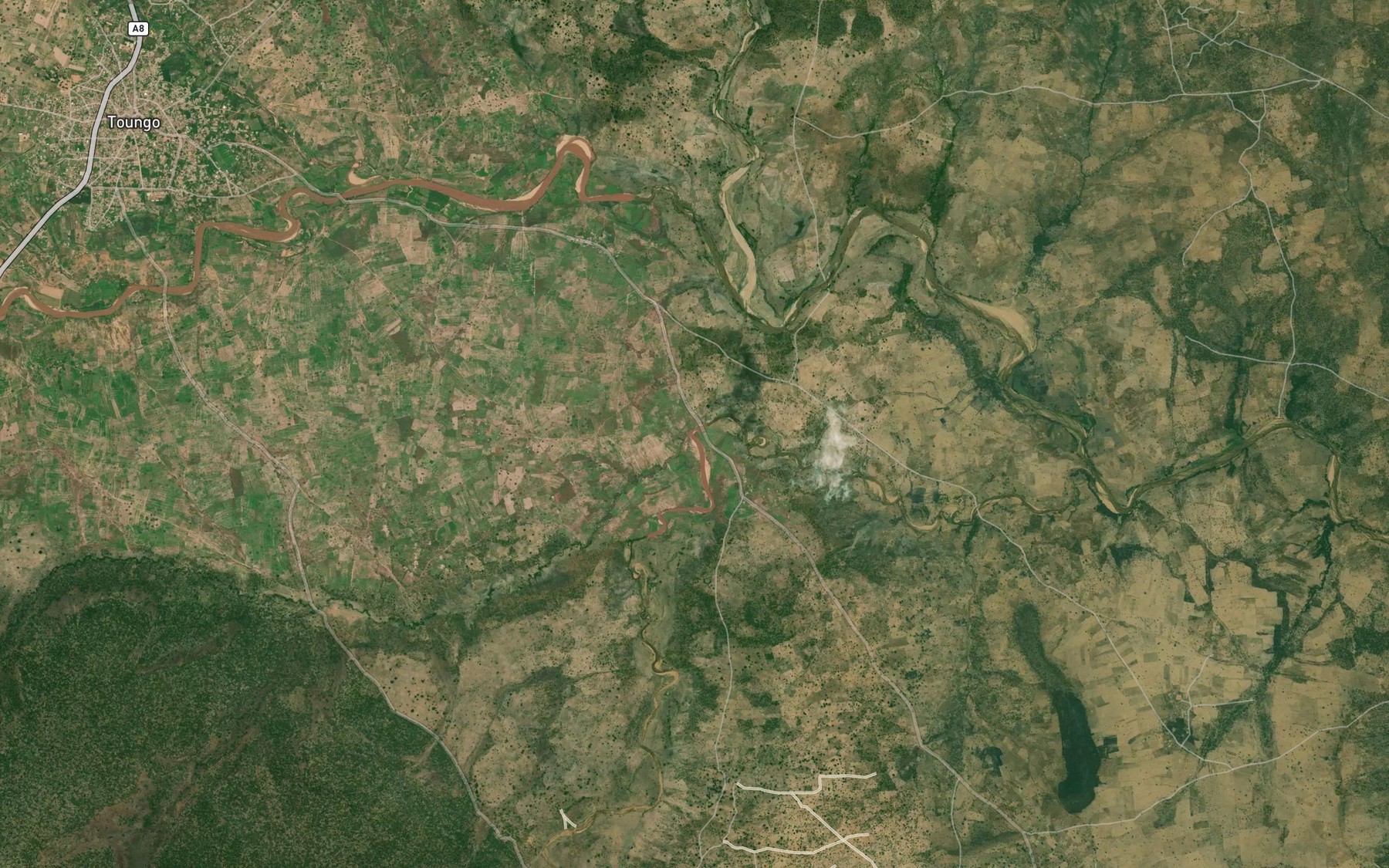 Satellite map of the RiverBakari