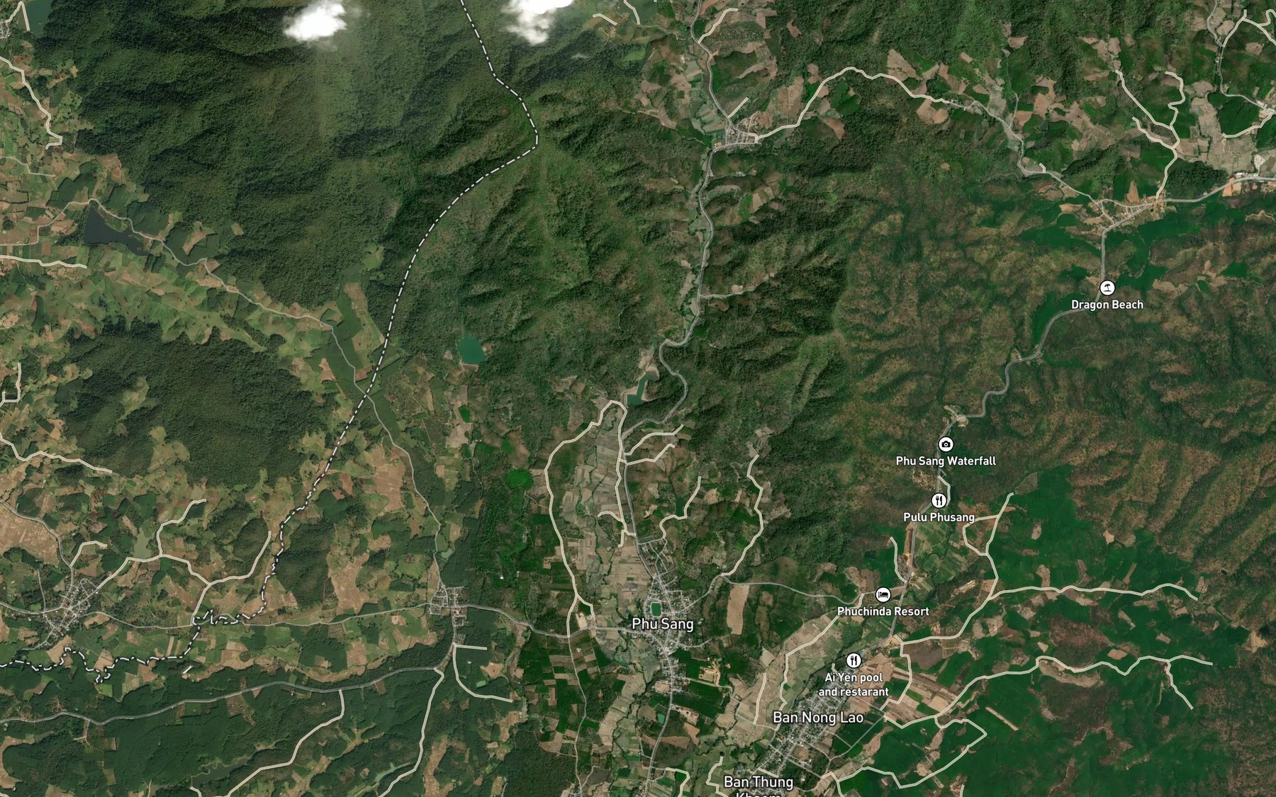 Satellite map of the Ang Kep Nam Huai Fai