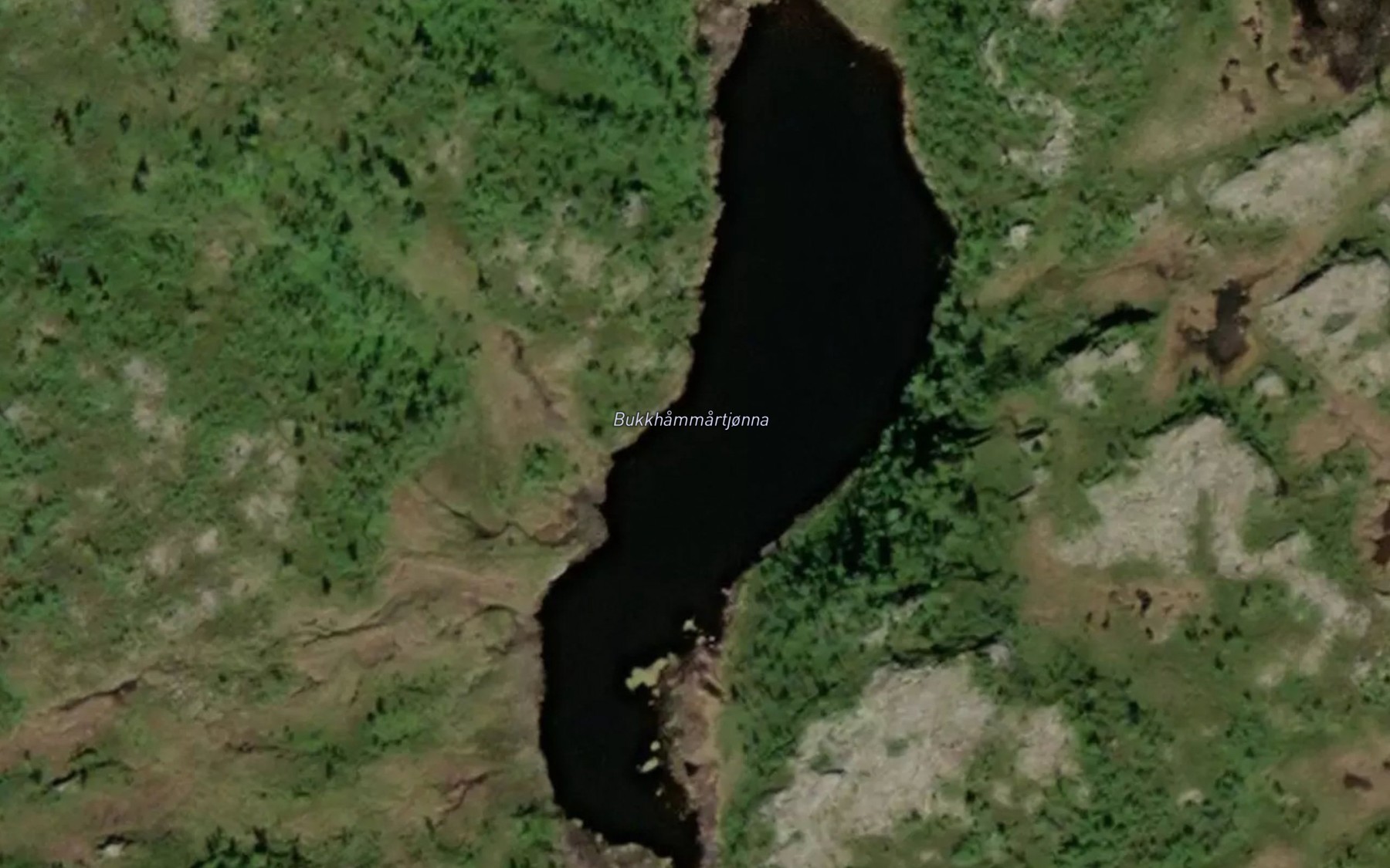 Satellite map of the Bukkhammartjorna