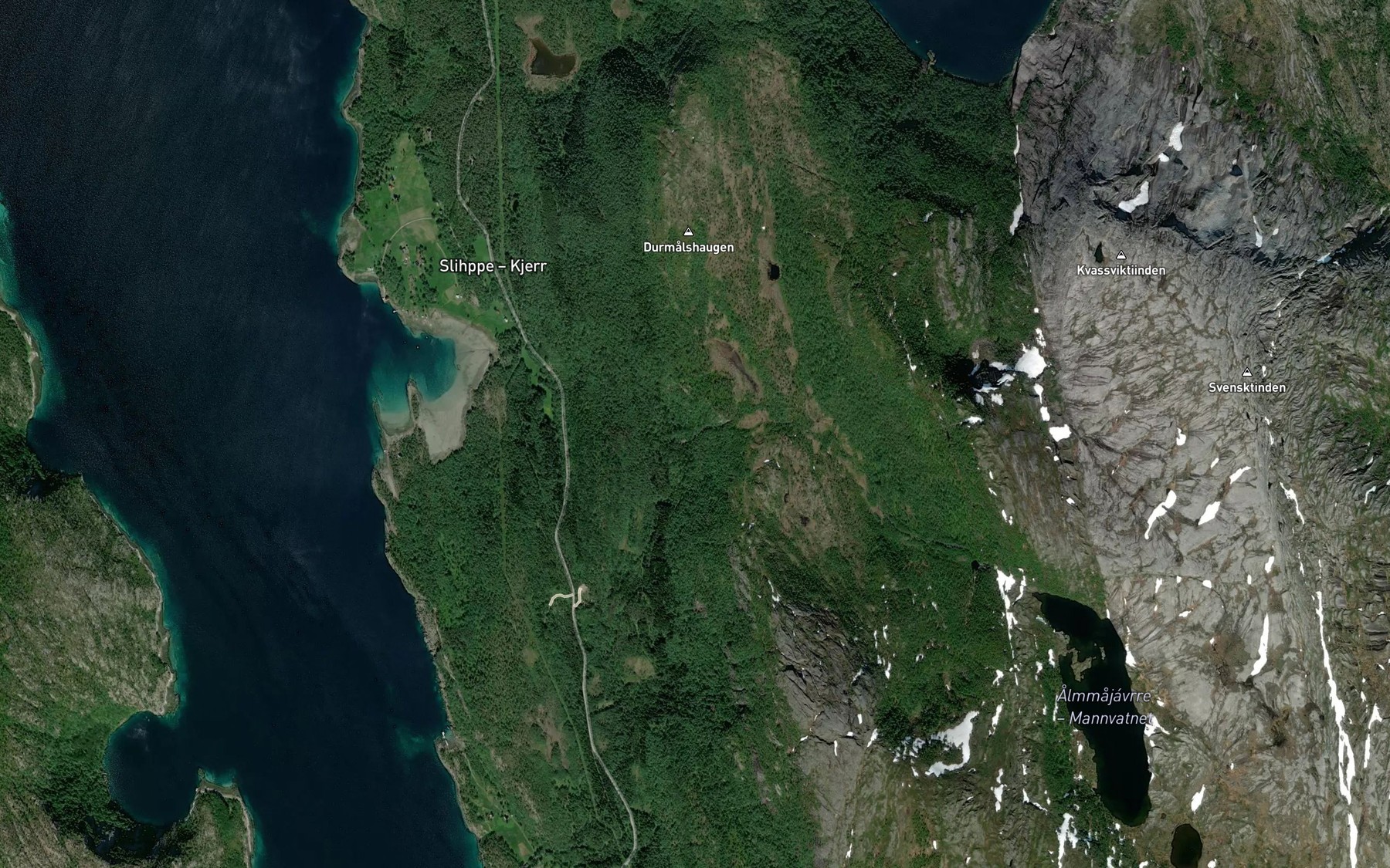 Satellite map of the Almmajahka