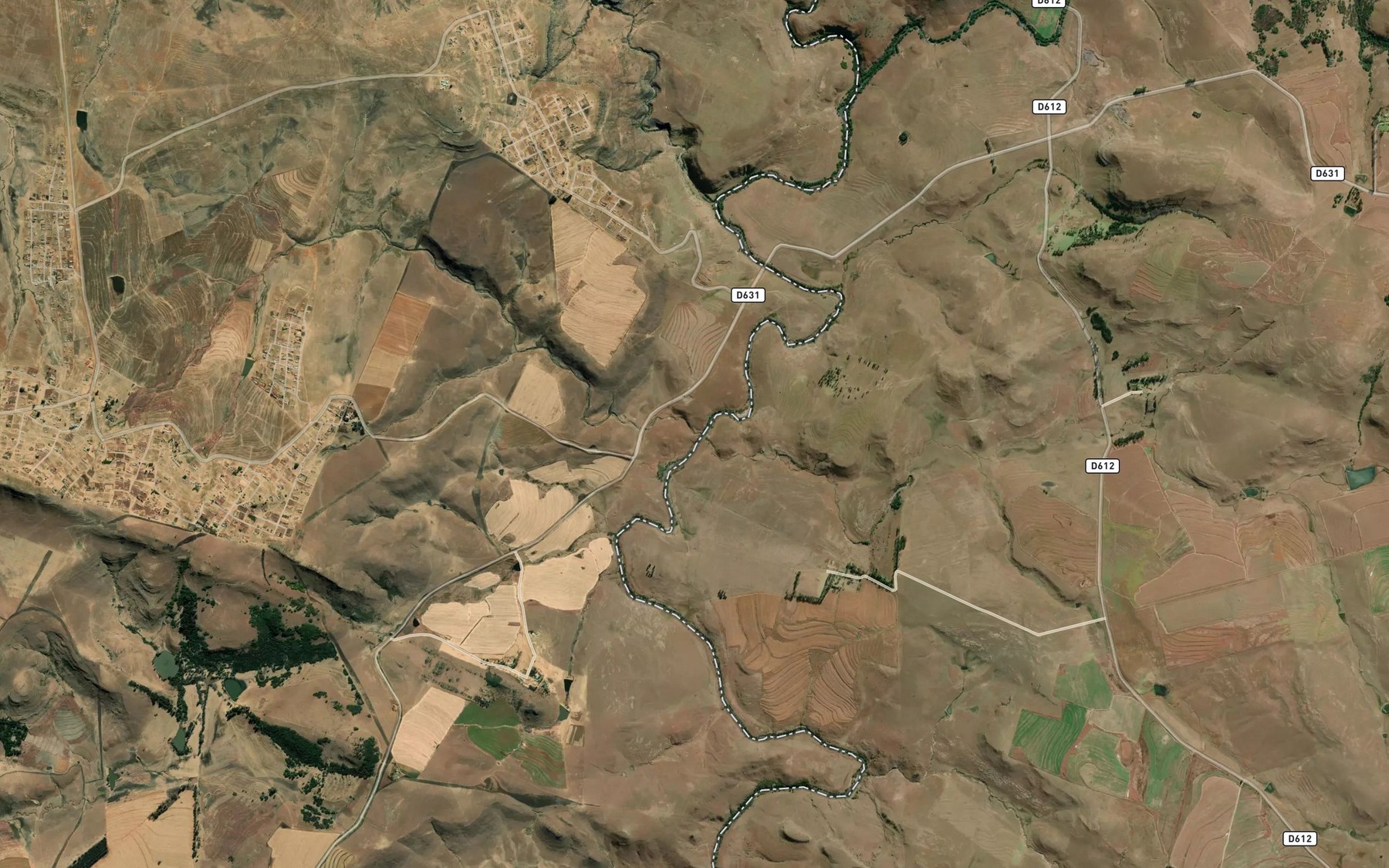 Satellite map of the Nunge