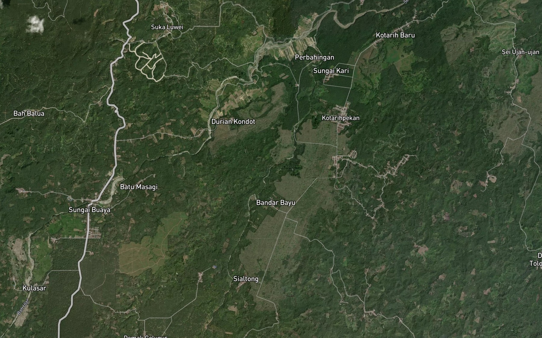 Satellite map of the Bah Banai