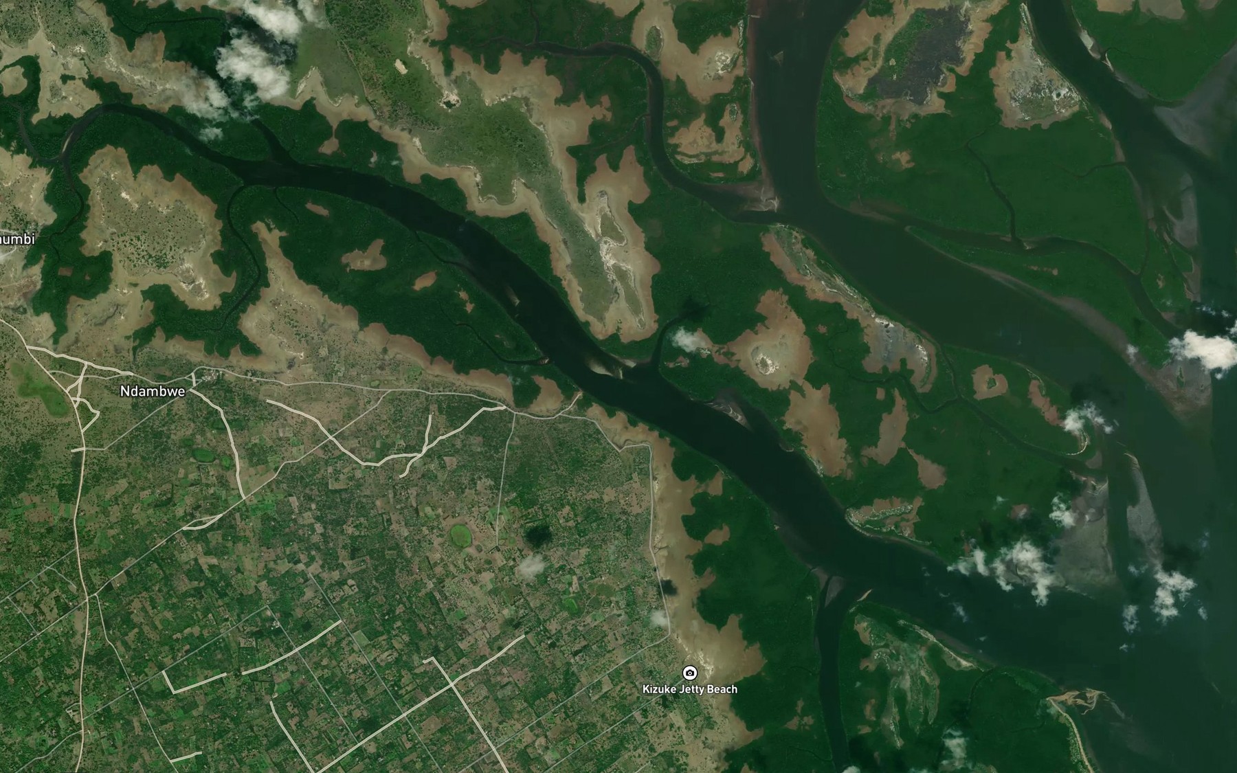 Satellite map of the Mto wa Mkunumbi
