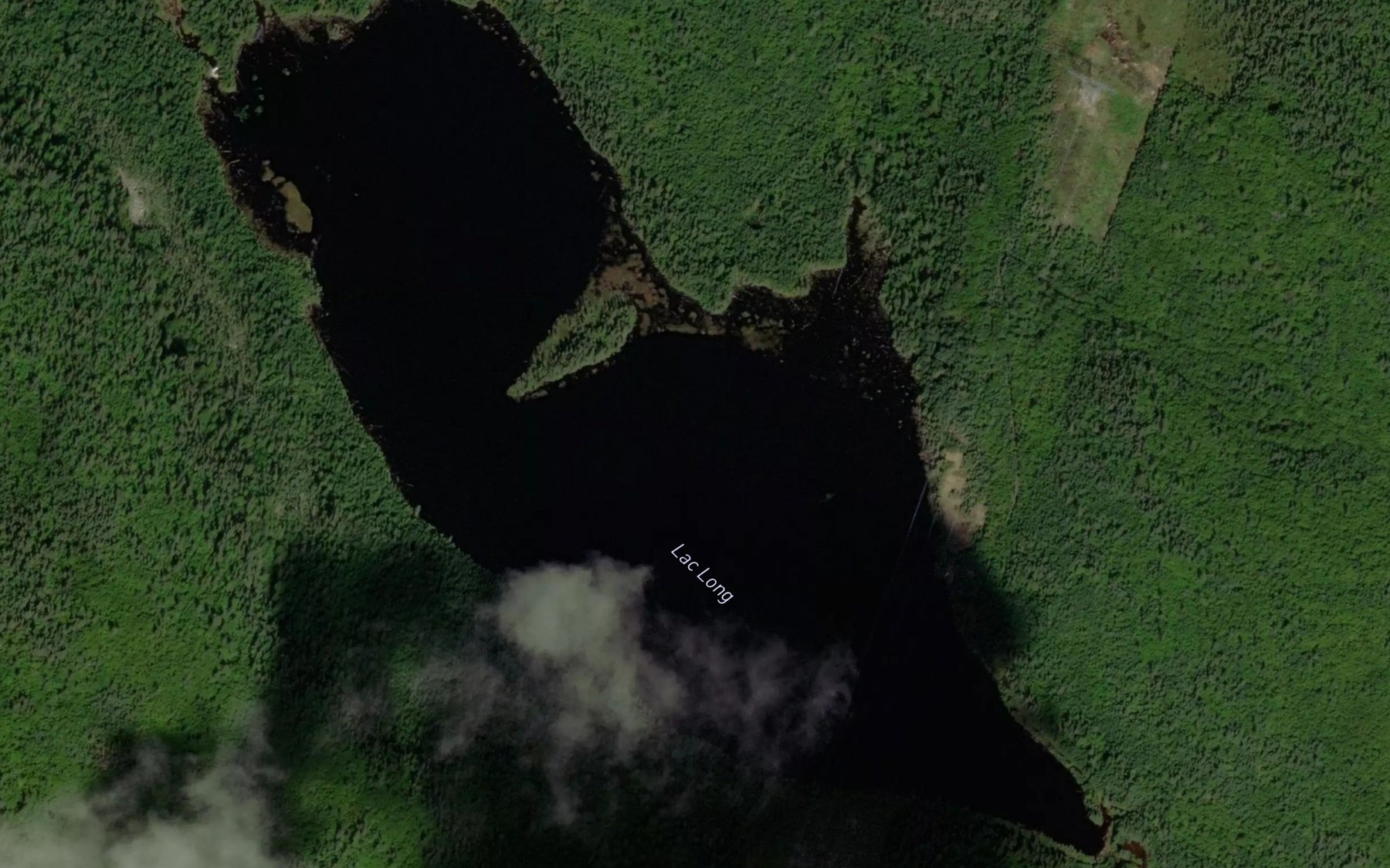 Satellite map of the Lac Long
